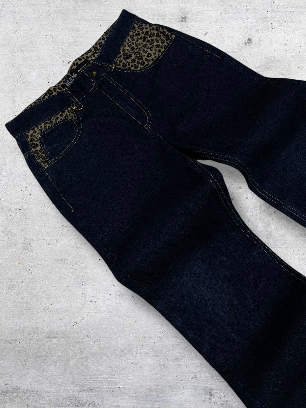 Hysteric Glamour VINTAGE ILLS GARMENTS 90S JAPAN DESIGNER LEOPARD BLEND DENIM Size US 32 / EU 48 - 7 Thumbnail