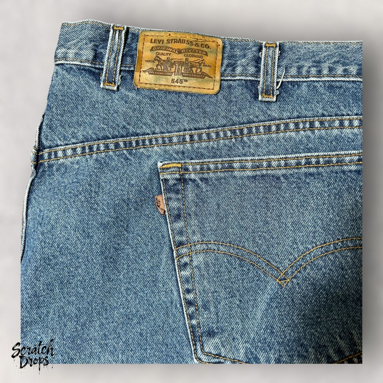 Levi's Vintage Levis Strauss Signature 545 Mens Jeans W52 L32 Loose Size US 38 / EU 54 - 1 Thumbnail