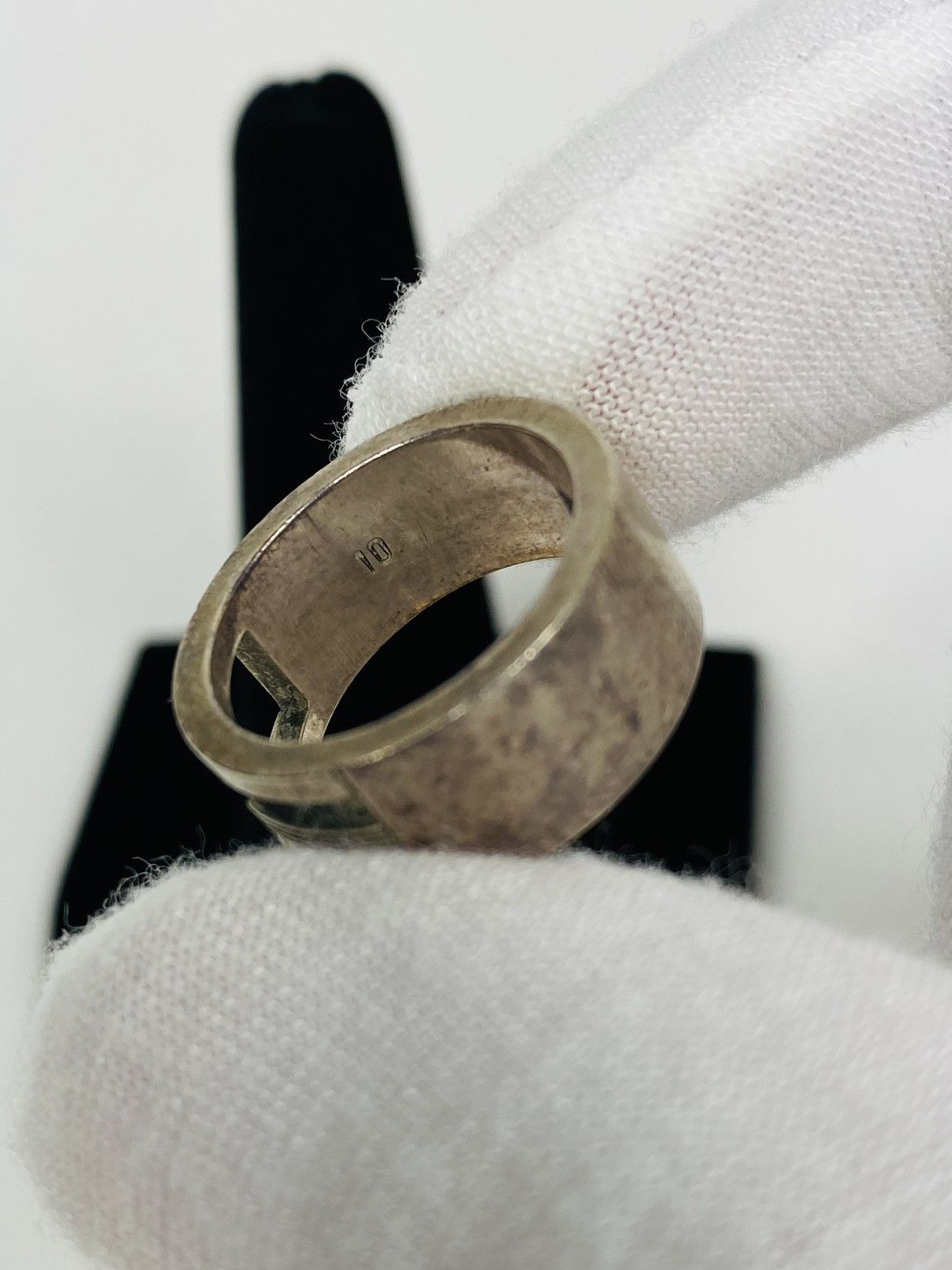 Gucci Gucci .925 Silver G Ring Size IT 10 Size ONE SIZE - 4 Thumbnail