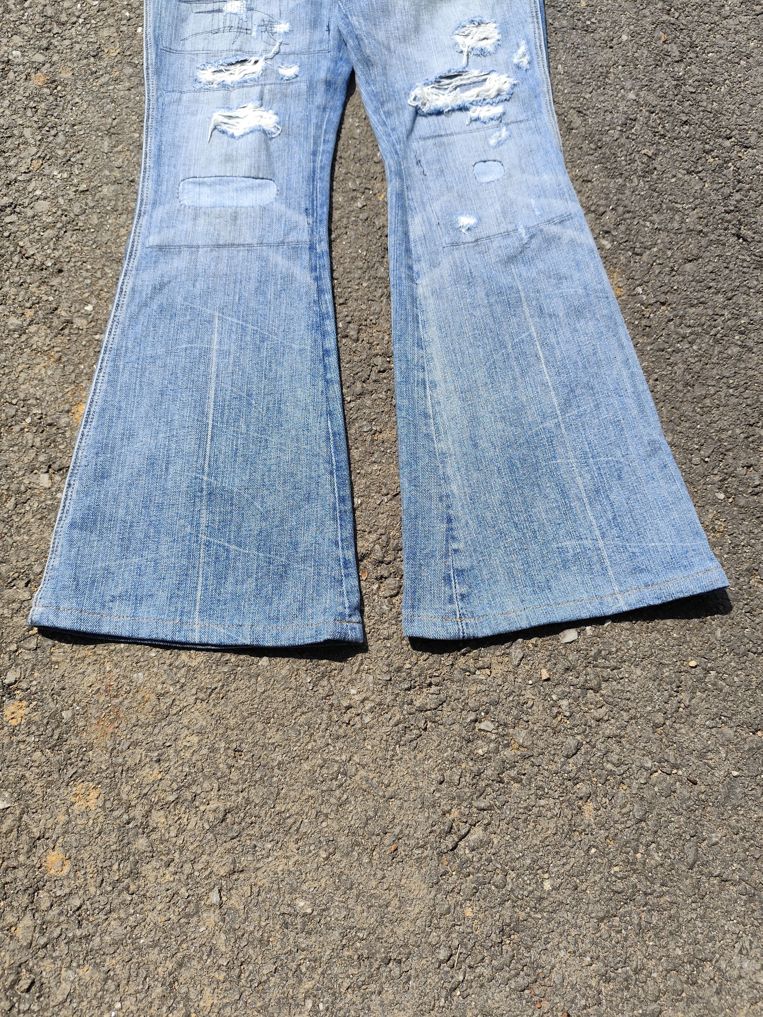 Abercrombie & Fitch vintage abercrombie&fitch Flare Denim B_J/1124/5 Size 24" / US 00 / IT 34 - 2 Thumbnail