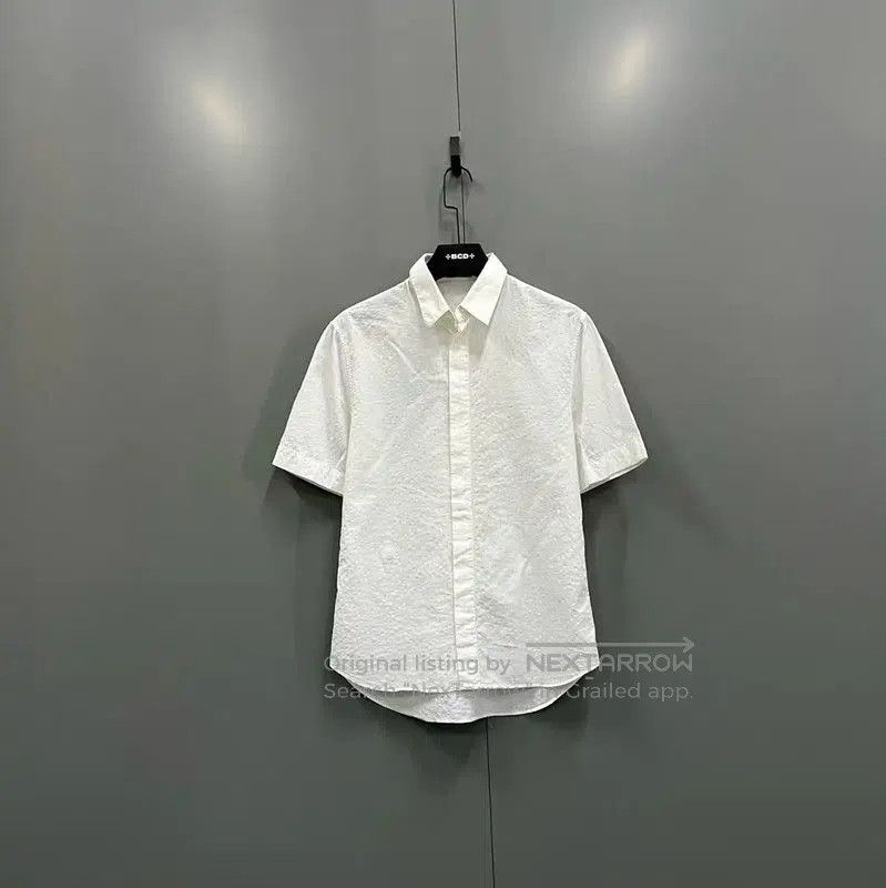 Dior Dior Summer White Cotton Short Sleeve Shirt . Size XXS / US 00 / IT 34 - 1 Thumbnail