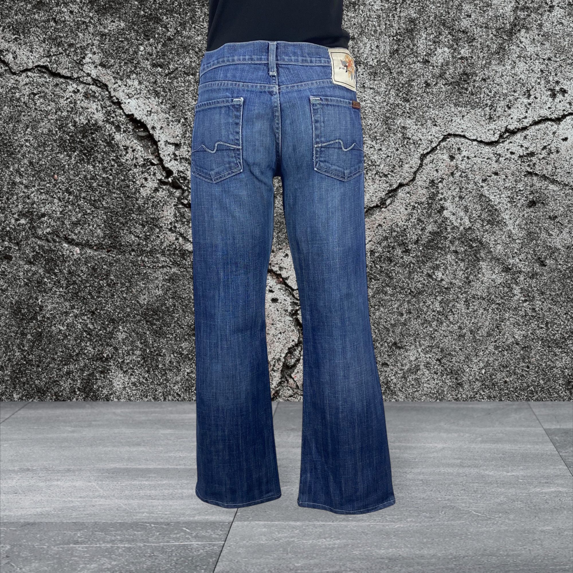 7 For All Mankind × Japanese Brand 7 for all mankind Flare Jeans Size 28" / US 6 / IT 42 - 2 Thumbnail