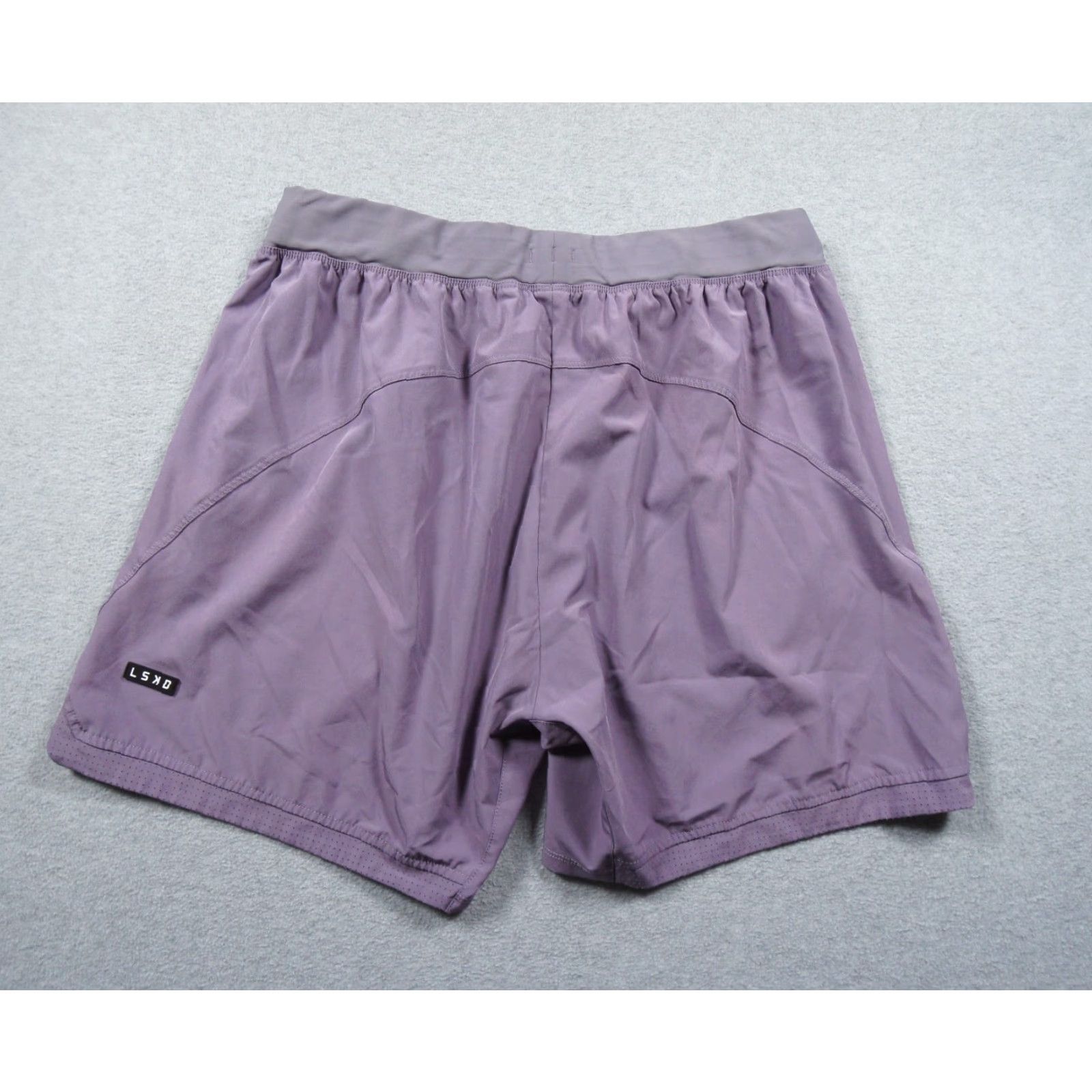 Vintage LSKD Shorts Mens XL Purple Athletic Training Gym Running Stretch Activewear Size US 36 / EU 52 - 4 Thumbnail