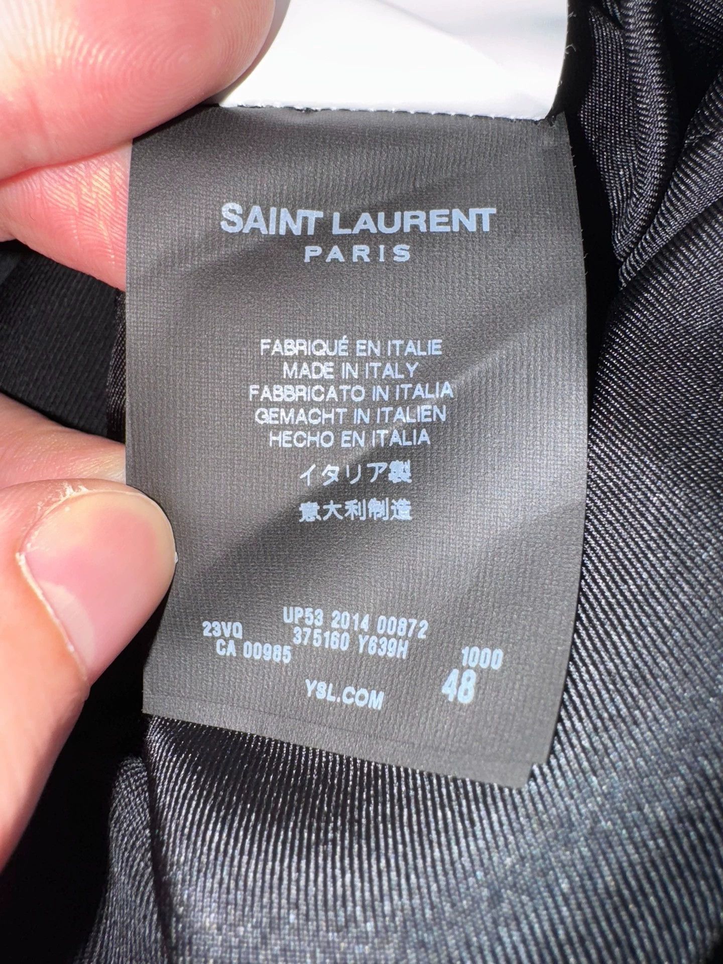Saint Laurent Paris Saint Laurent SLP brand new 15SS court suit jacket Size US M / EU 48-50 / 2 - 7 Thumbnail