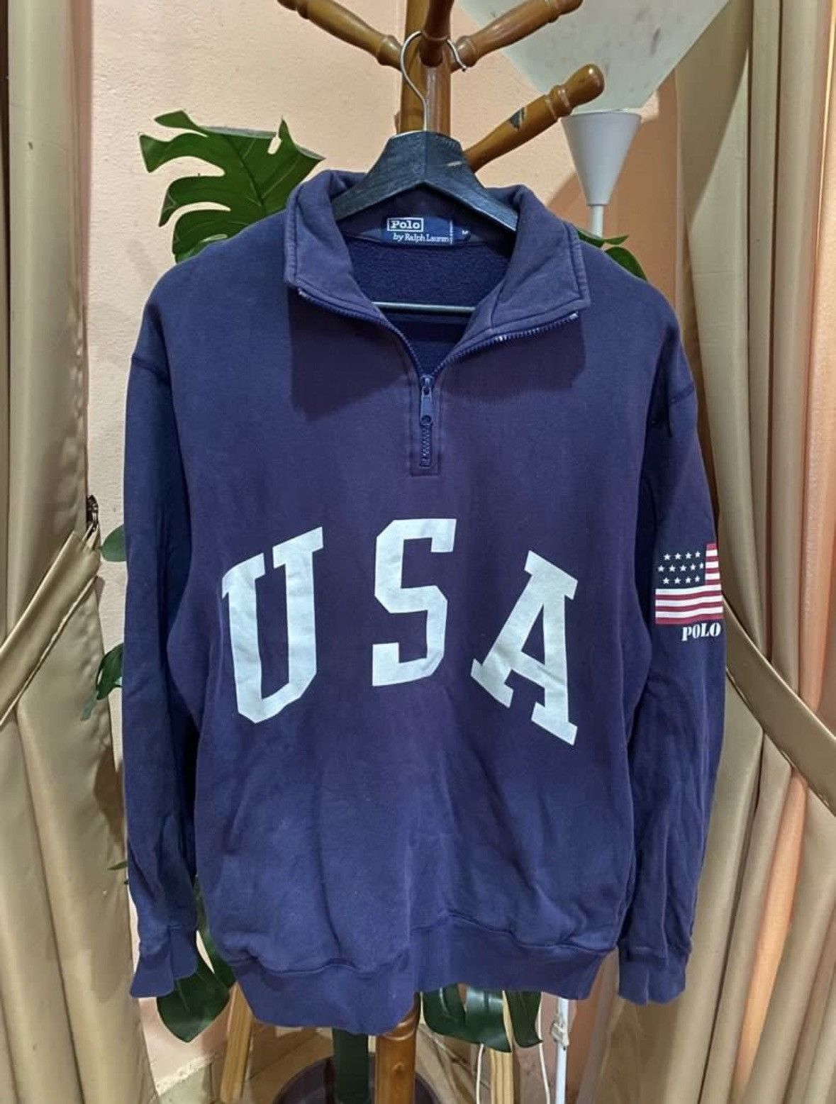 Polo Ralph Lauren 🔥HOT🔥 VINTAGE POLO RALPH LAUREN HALFZIPPER U.S.A Size US M / EU 48-50 / 2 - 4 Thumbnail