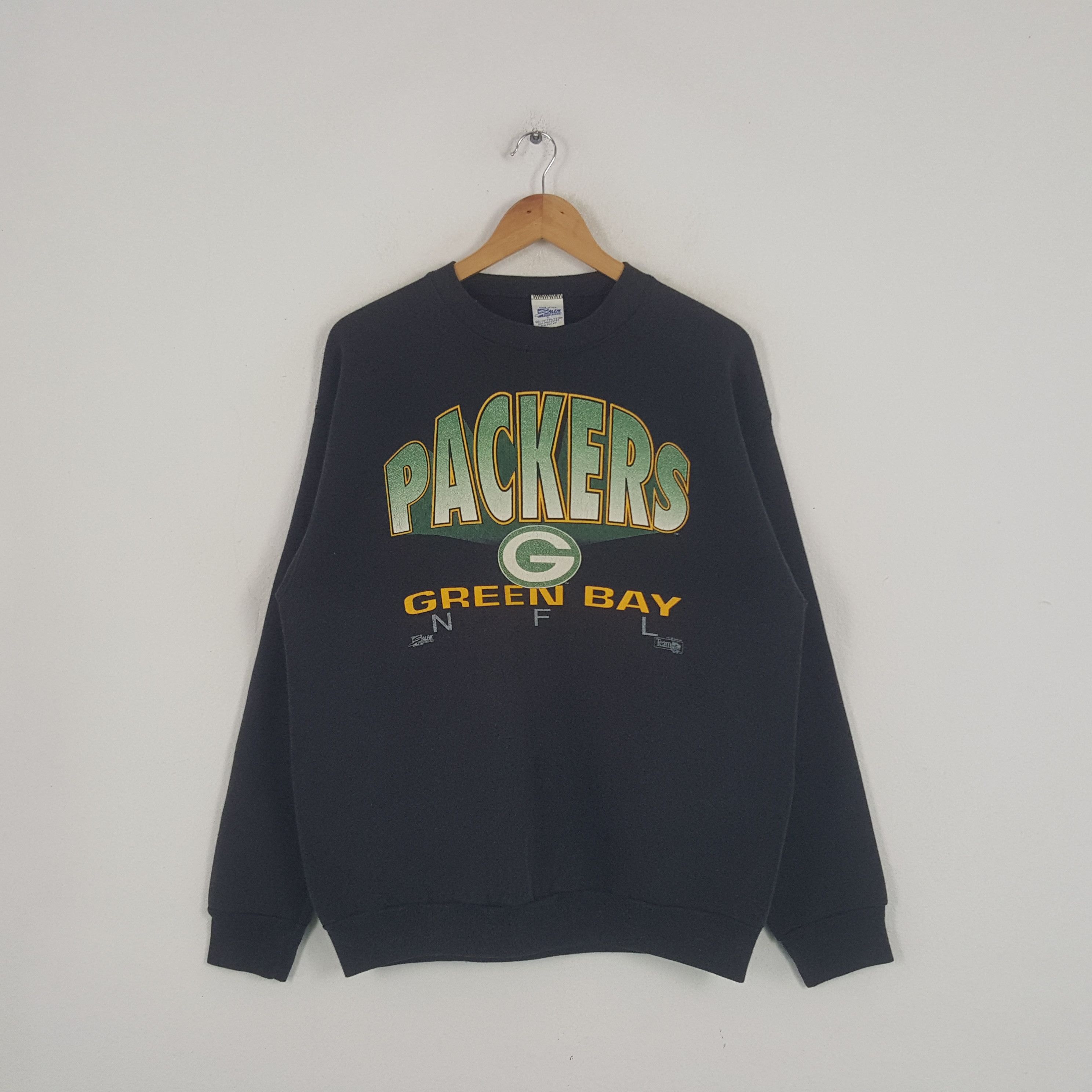 NFL × Salem Sportswear × Vintage Vintage Packers Green Bay Football Team Sweatshirt Size US L / EU 52-54 / 3 - 1 Thumbnail