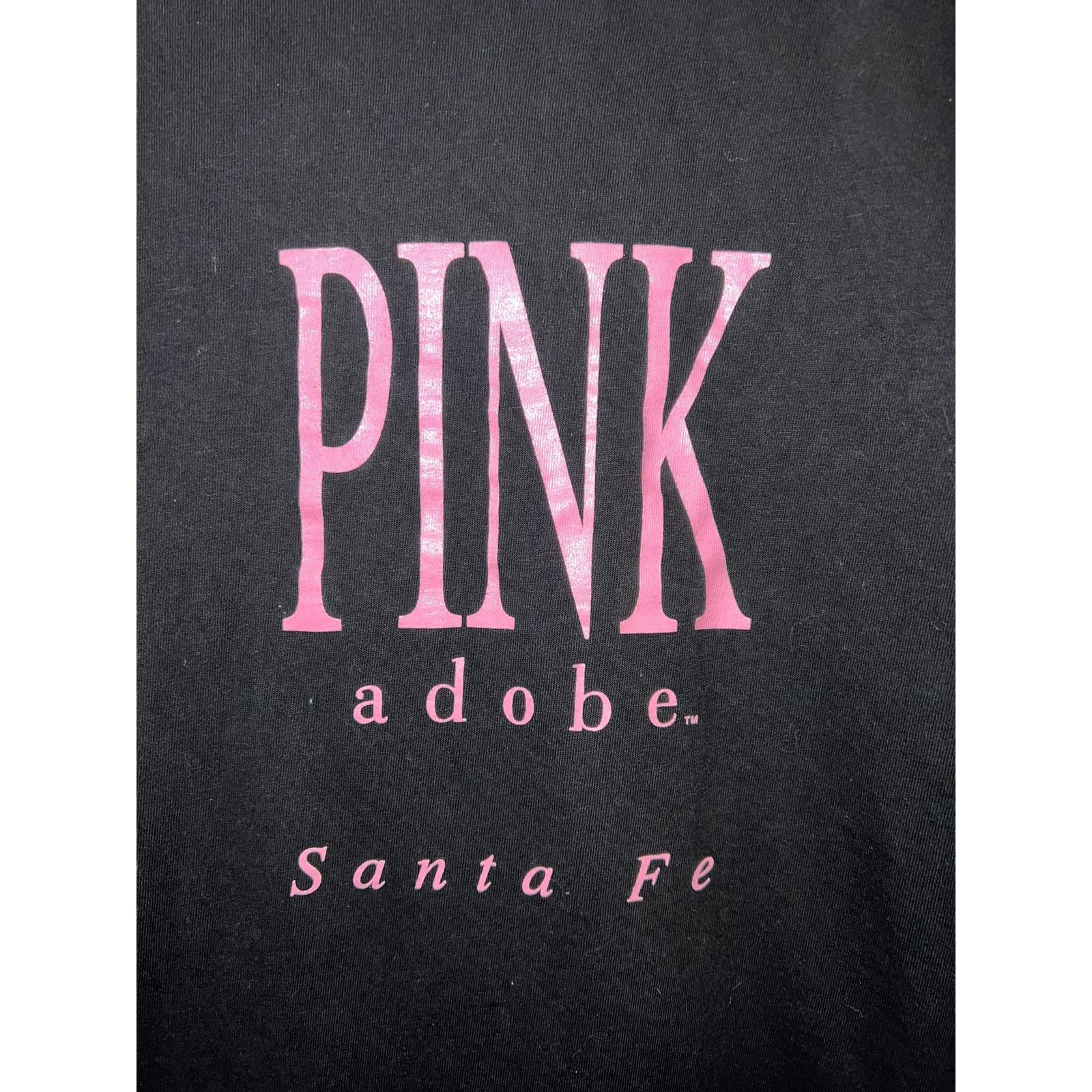Vintage Vintage Santa Fe Shirt The Pink Adobe Black Tee VTG 90s L Size US L / EU 52-54 / 3 - 2 Thumbnail