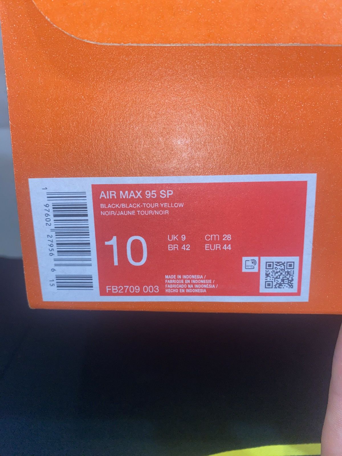 Corteiz Nike Air Max 95 X Corteiz “Honey Black” Size US 10 / EU 43 - 19 Thumbnail