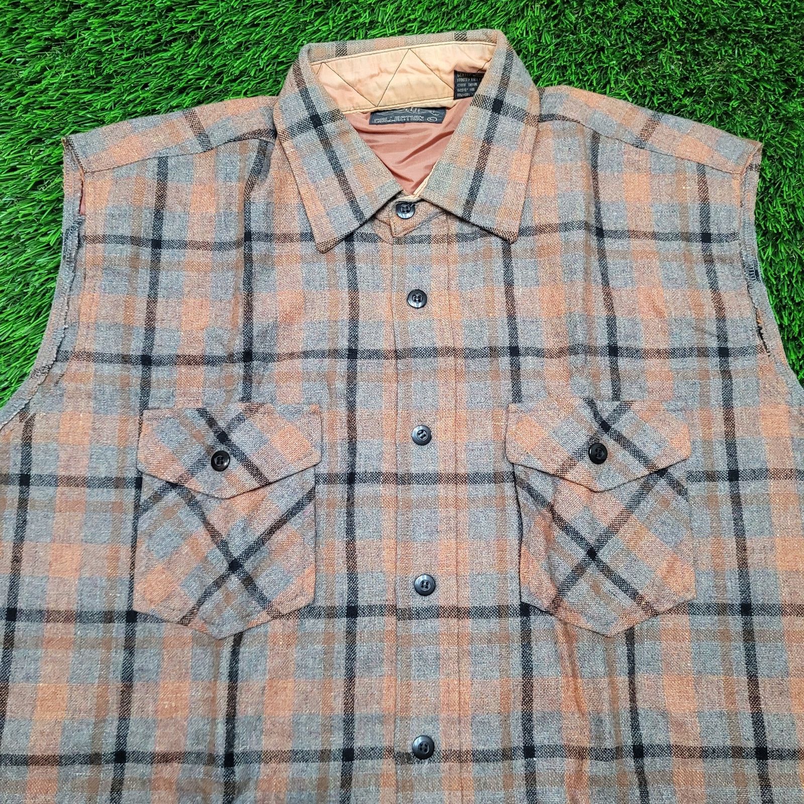 Other VTG 90s Grunge Plaid Flannel Shacket XL Oversized (Fits 2XL) Size US L / EU 52-54 / 3 - 2 Thumbnail