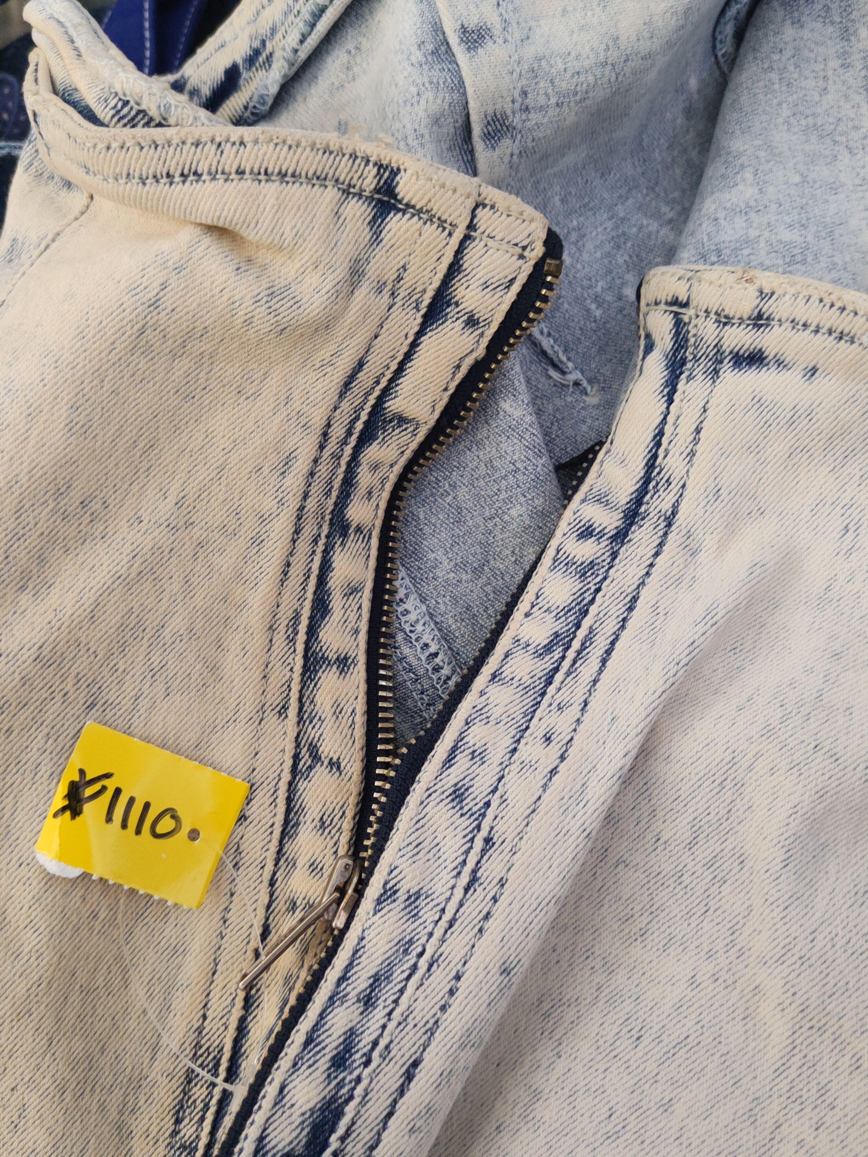 Japanese Brand DL I.o.u Blue Distressed Ripped Jeans #1110 Size 28" / US 6 / IT 42 - 15 Thumbnail