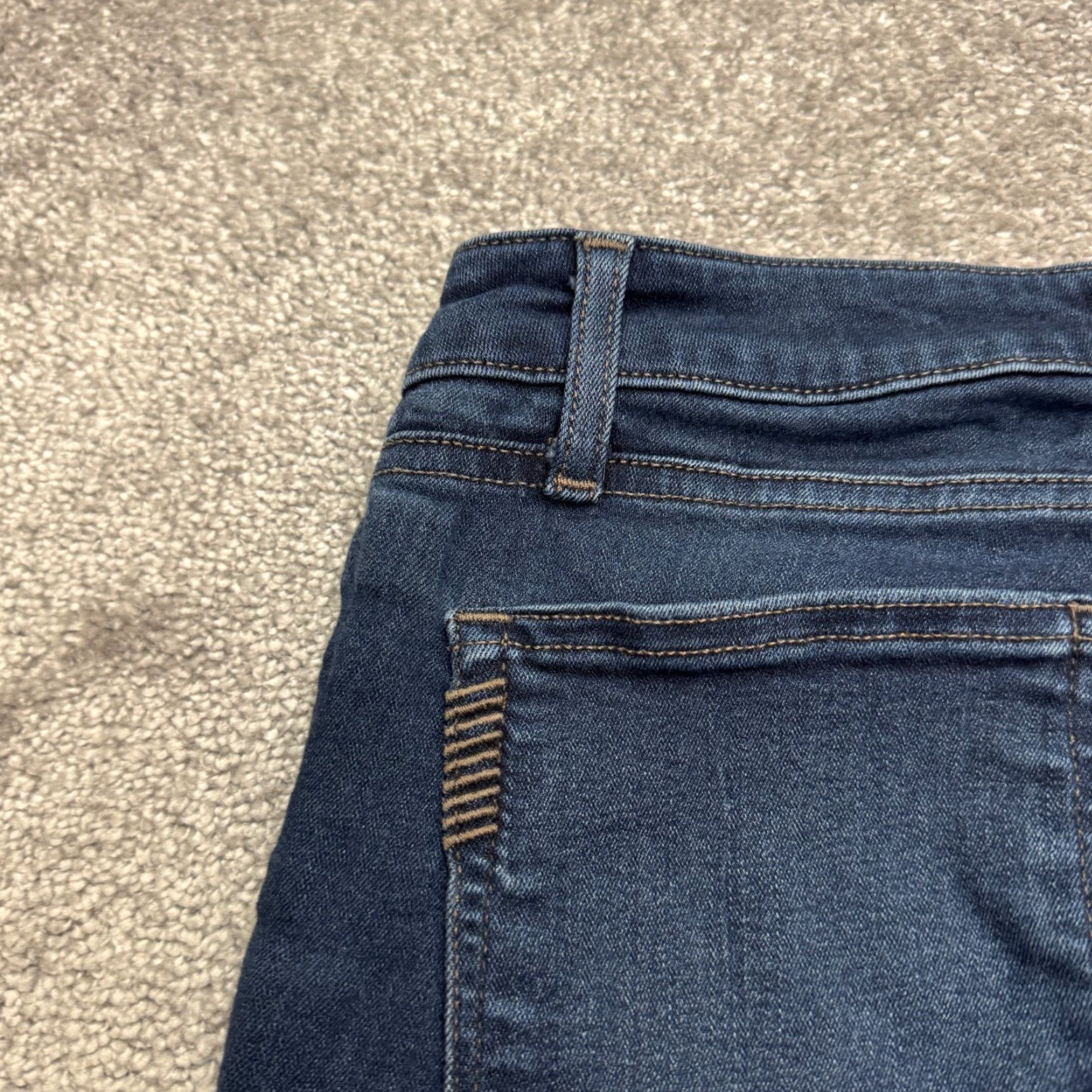 Paige VINTAGE Paige Verdugo Skinny Jeans Womens 27 Blue Dark Wash Mid Rise Ankle Denim Streetwear Size 27" / US 4 / IT 40 - 3 Thumbnail