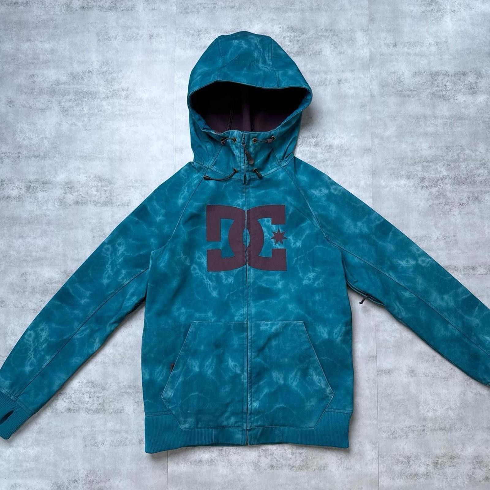 Other Y2K DC Shoes Snow Hoodie/Jacket Teal Tie-Dye Size S / US 4 / IT 40 - 1 Thumbnail