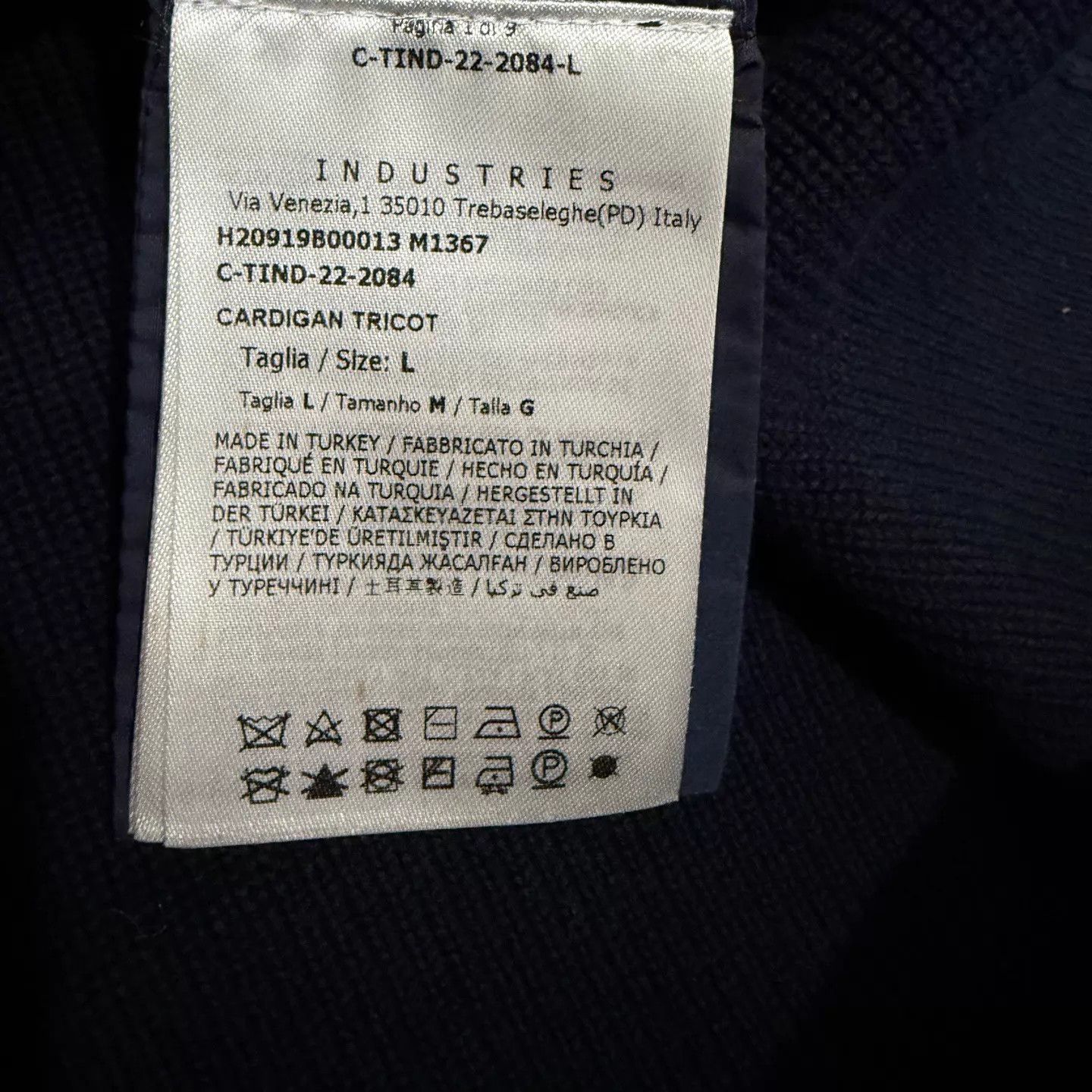 Moncler Moncler zip cardigan navy blue colorblocked L new Size L / US 10 / IT 46 - 4 Thumbnail