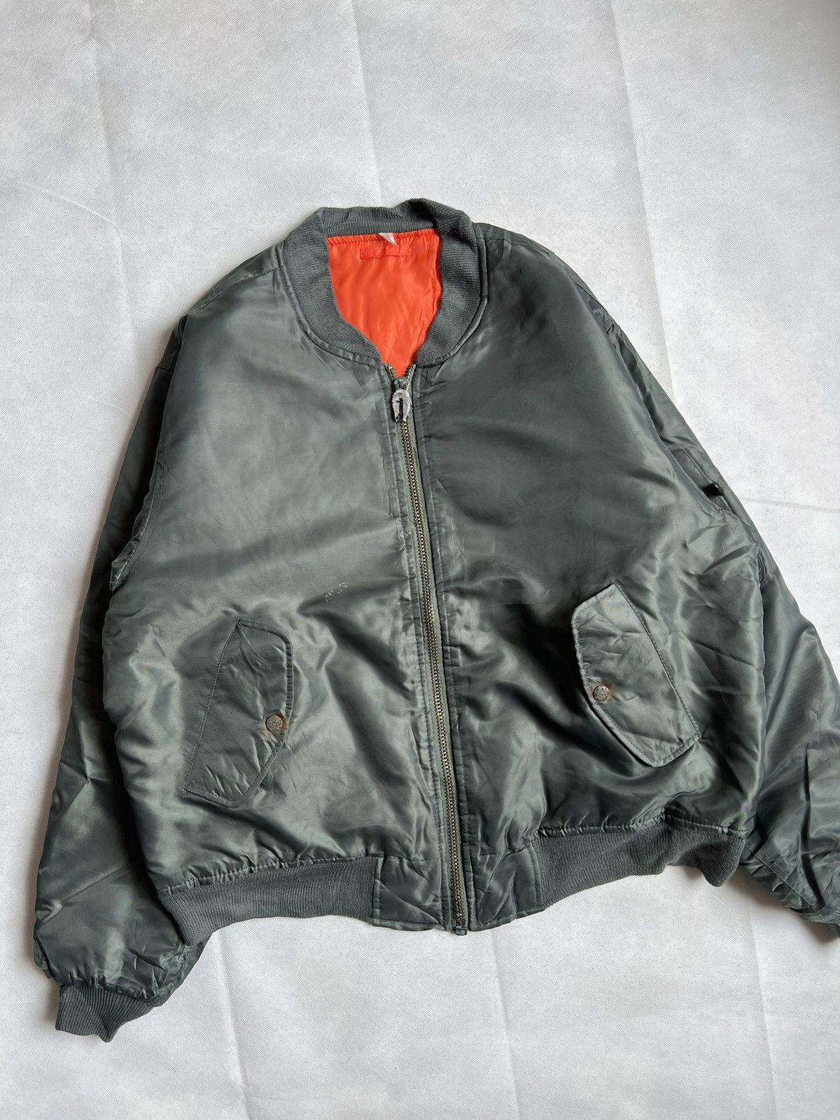 Japanese Brand Vintage Bomber Jacket Ma-1 Flyers Intermediate Size US L / EU 52-54 / 3 - 2 Thumbnail
