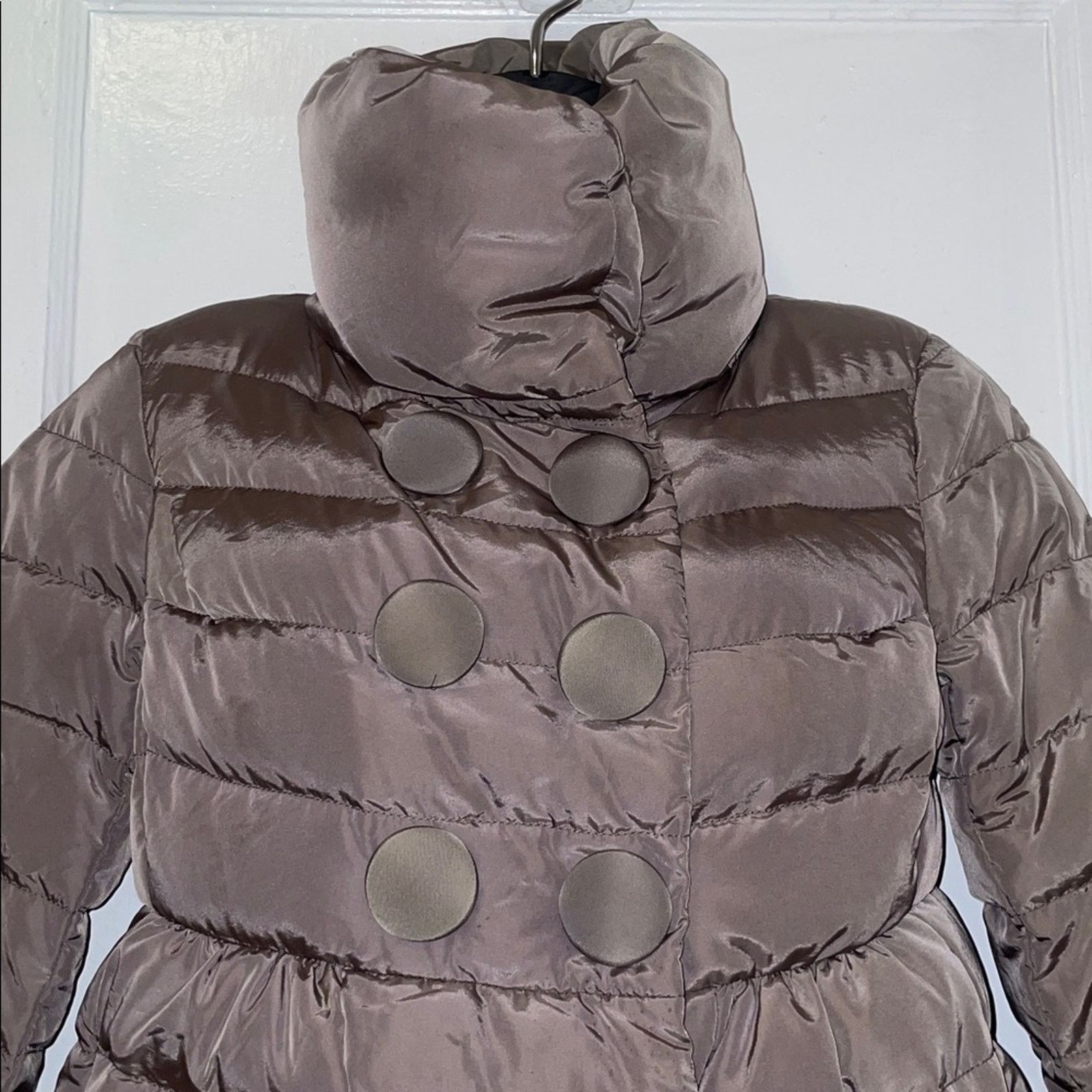 Moncler Moncler Johanna Long Down Puffer Coat Taupe 1 Size S / US 4 / IT 40 - 3 Thumbnail