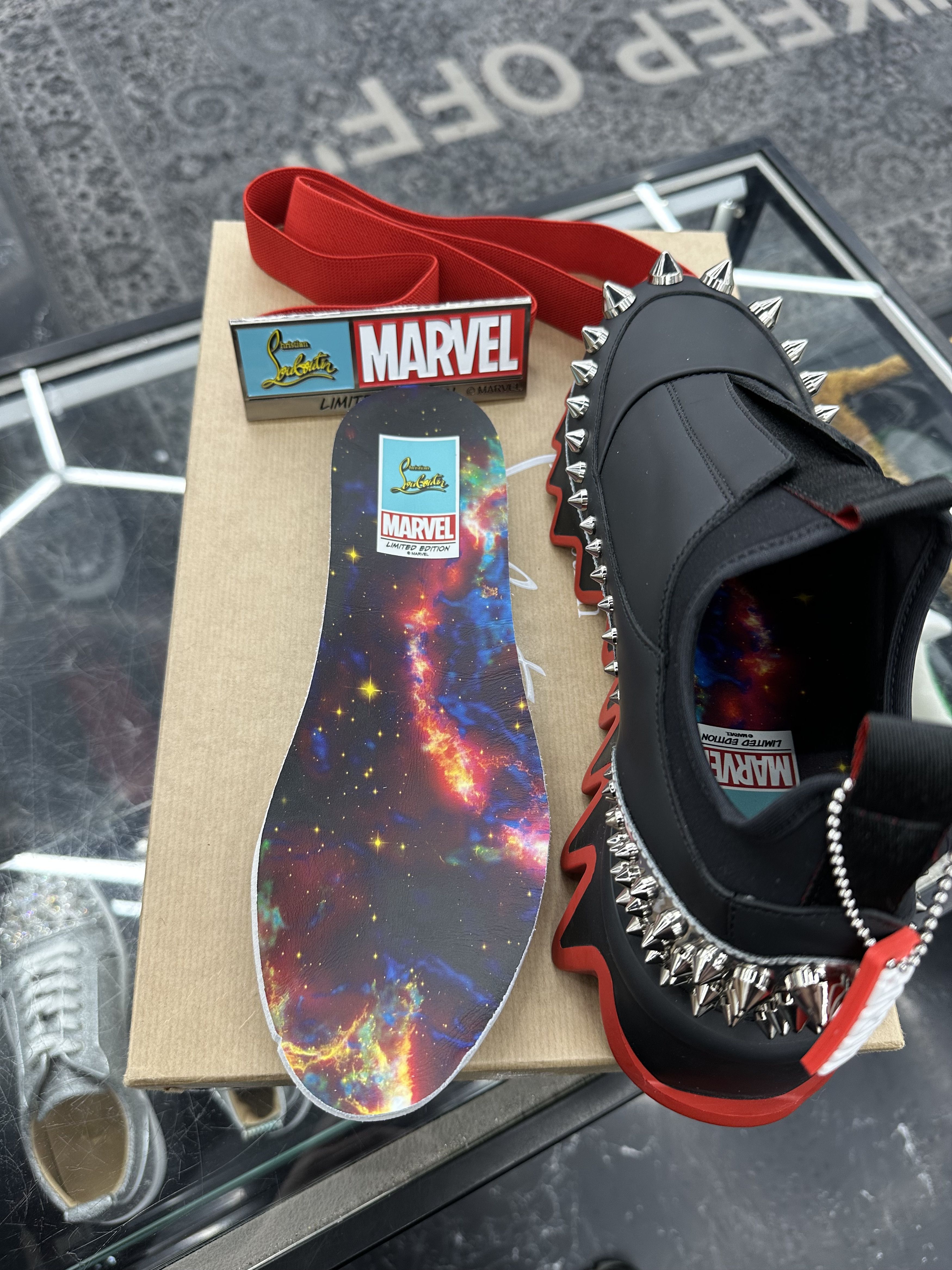 Christian Louboutin CL x Marvel Sharkyloub SP Spikes Size US 8.5 / EU 41-42 - 10 Thumbnail