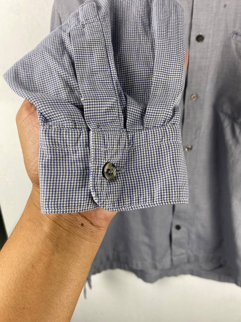 Issey Miyake issey miyake japanese brand checkered shirt baggy style Size US M / EU 48-50 / 2 - 5 Thumbnail