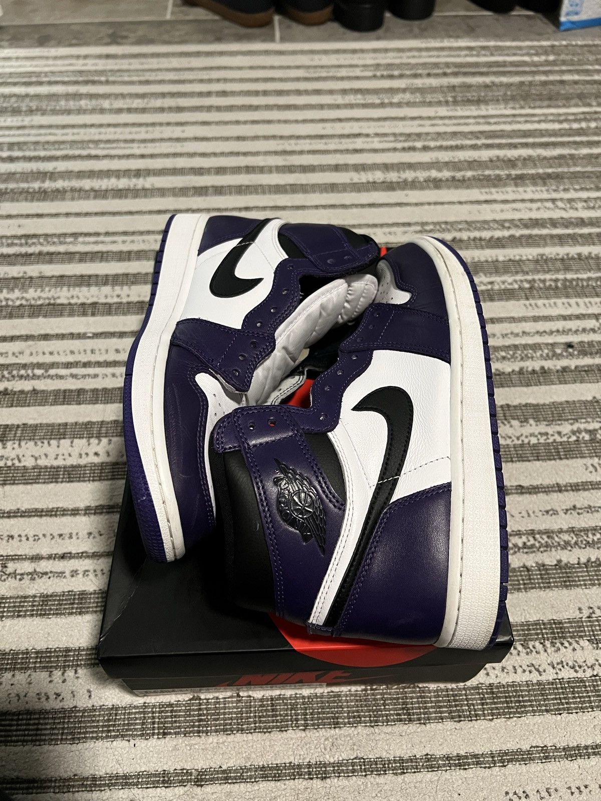 Jordan Brand × Nike Jordan 1 Court purple Size US 10 / EU 43 - 8 Thumbnail