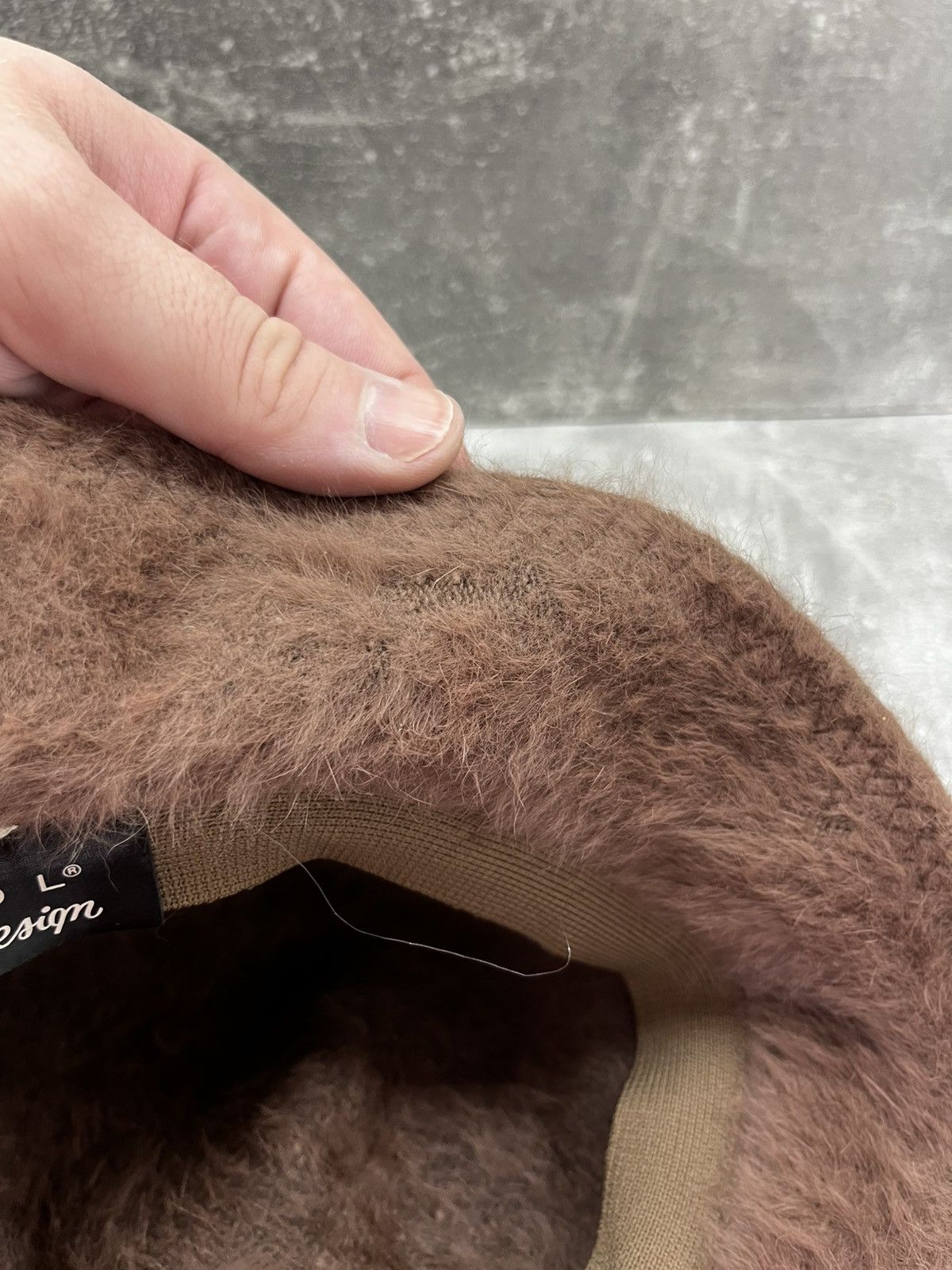 Kangol Vintage mohair bucket panama angora fur faux hat Size ONE SIZE - 9 Thumbnail
