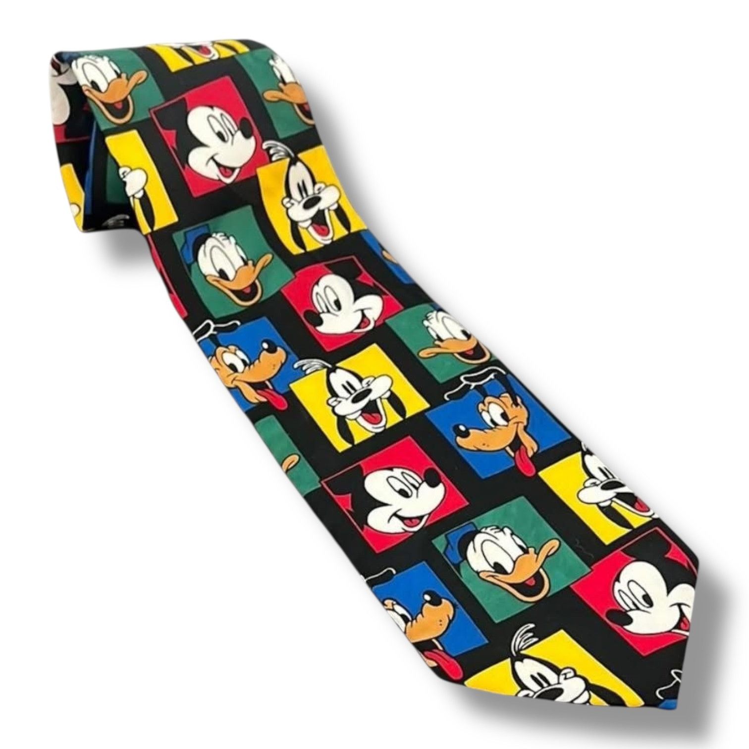 Disney Vintage Disney Mickey Mouse Tie Goofy Donald Pluto Size ONE SIZE - 1 Thumbnail