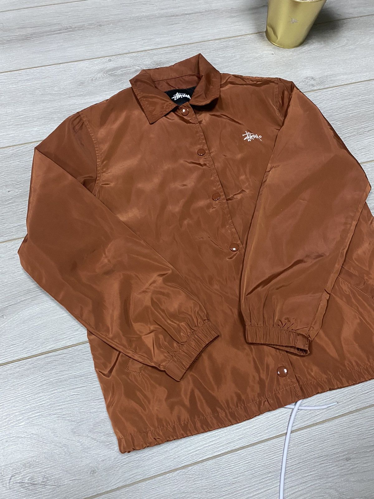 Stussy Stussy coach buttons jacket big logo back Size US S / EU 44-46 / 1 - 5 Thumbnail