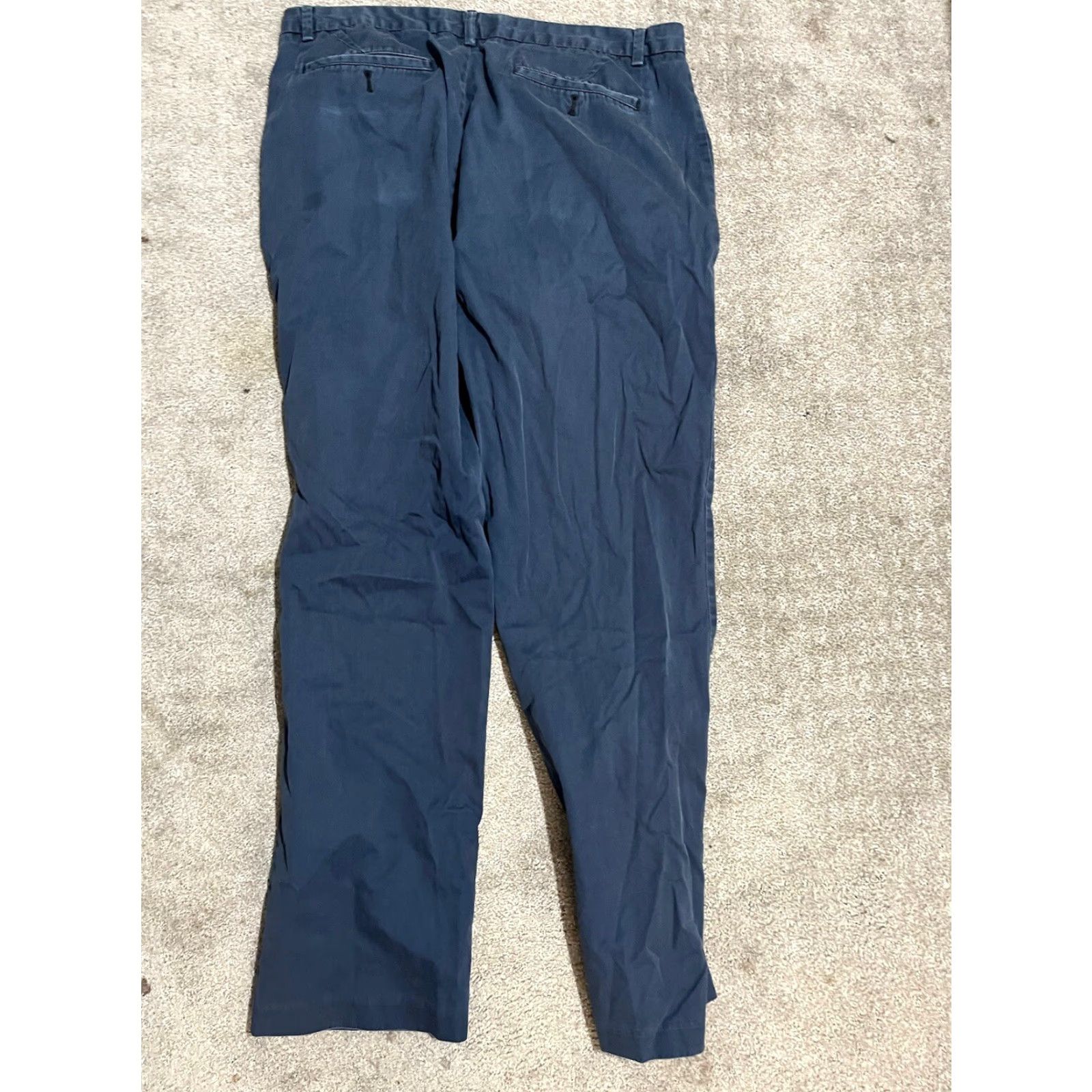 Calvin Klein Calvin Klein Slim Fit Stretch Pants 5-Pocket Business Casual 34x32 Blue Mens Size US 31 - 3 Thumbnail