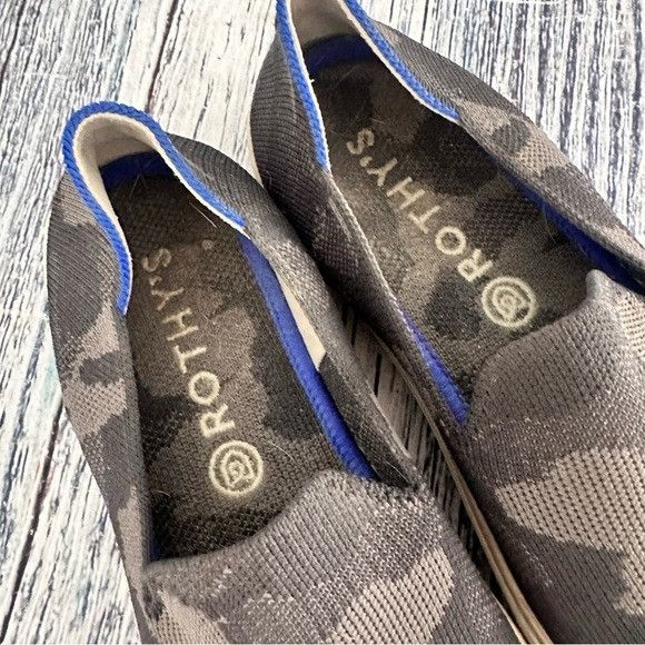 Rothy's Rothy’s Gray Camo Slip on Sneakers Size US 7 / IT 37 - 7 Thumbnail