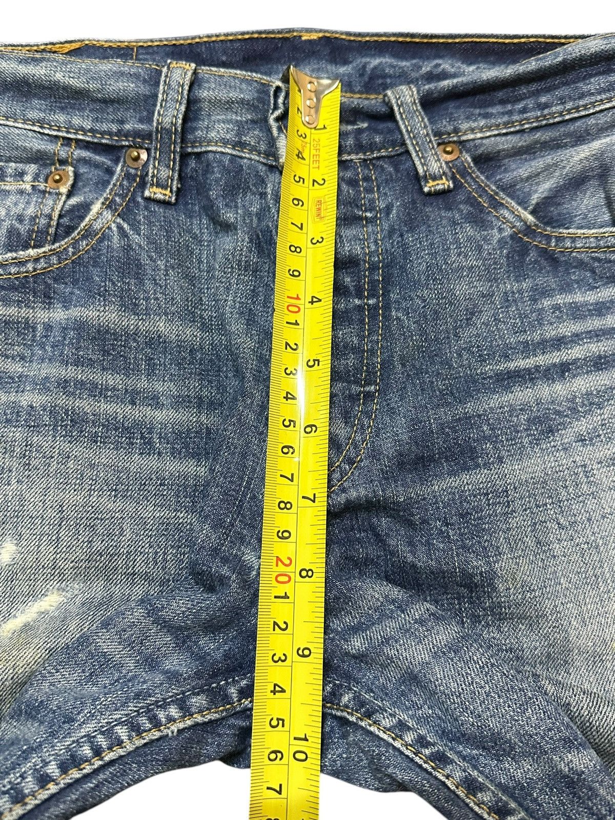 Levi's Vintage Levis 501 Classic Faded Wash Style Distress Jeans Size US 30 / EU 46 - 15 Thumbnail