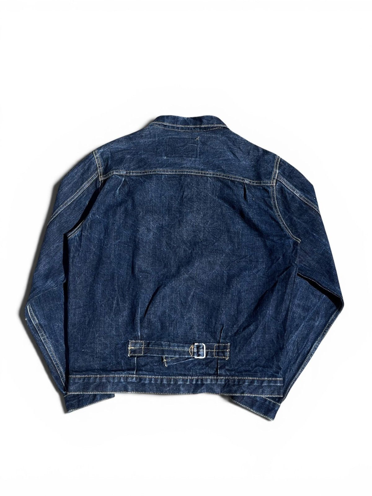 Japanese Brand Type 1 Denim Jacket Cinch Back Size US M / EU 48-50 / 2 - 8 Thumbnail