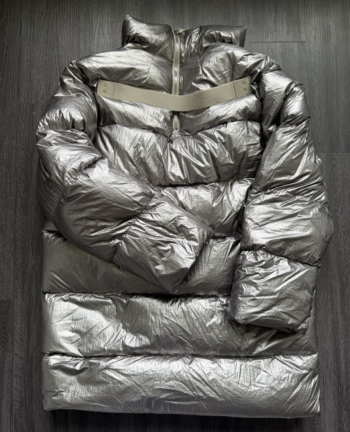 Moncler Moncler x Rick Owens Metallic Cyclopic Shell Down Size US L / EU 52-54 / 3 - 3 Thumbnail