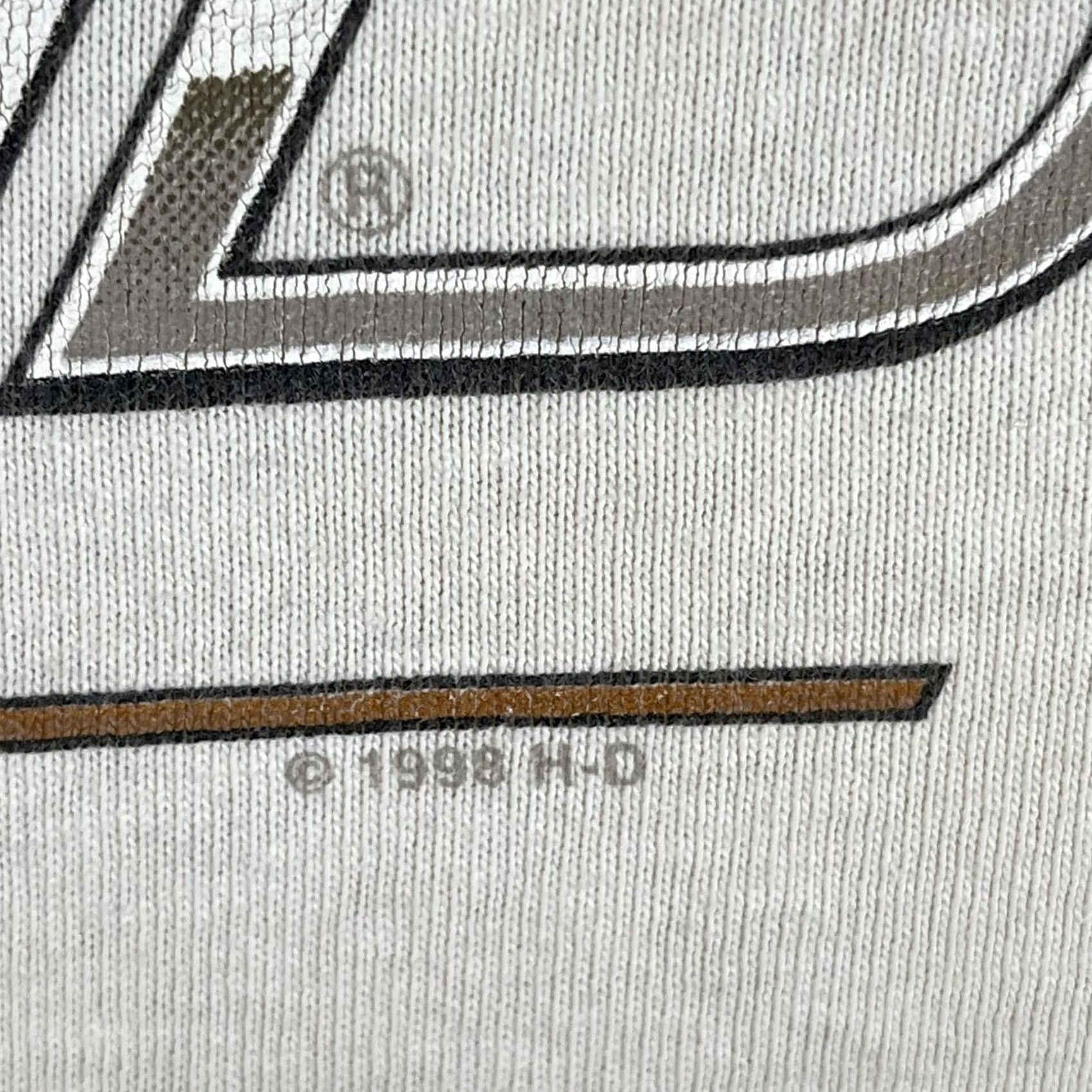 Harley Davidson VINTAGE Harley-Davidson Shirt Mens XL White 1999 Biker Tee Florida Ft Lauderdale 90s Logo Graphic Print Crew Neck Short Sleeve Mens Size US XL / EU 56 / 4 - 5 Thumbnail