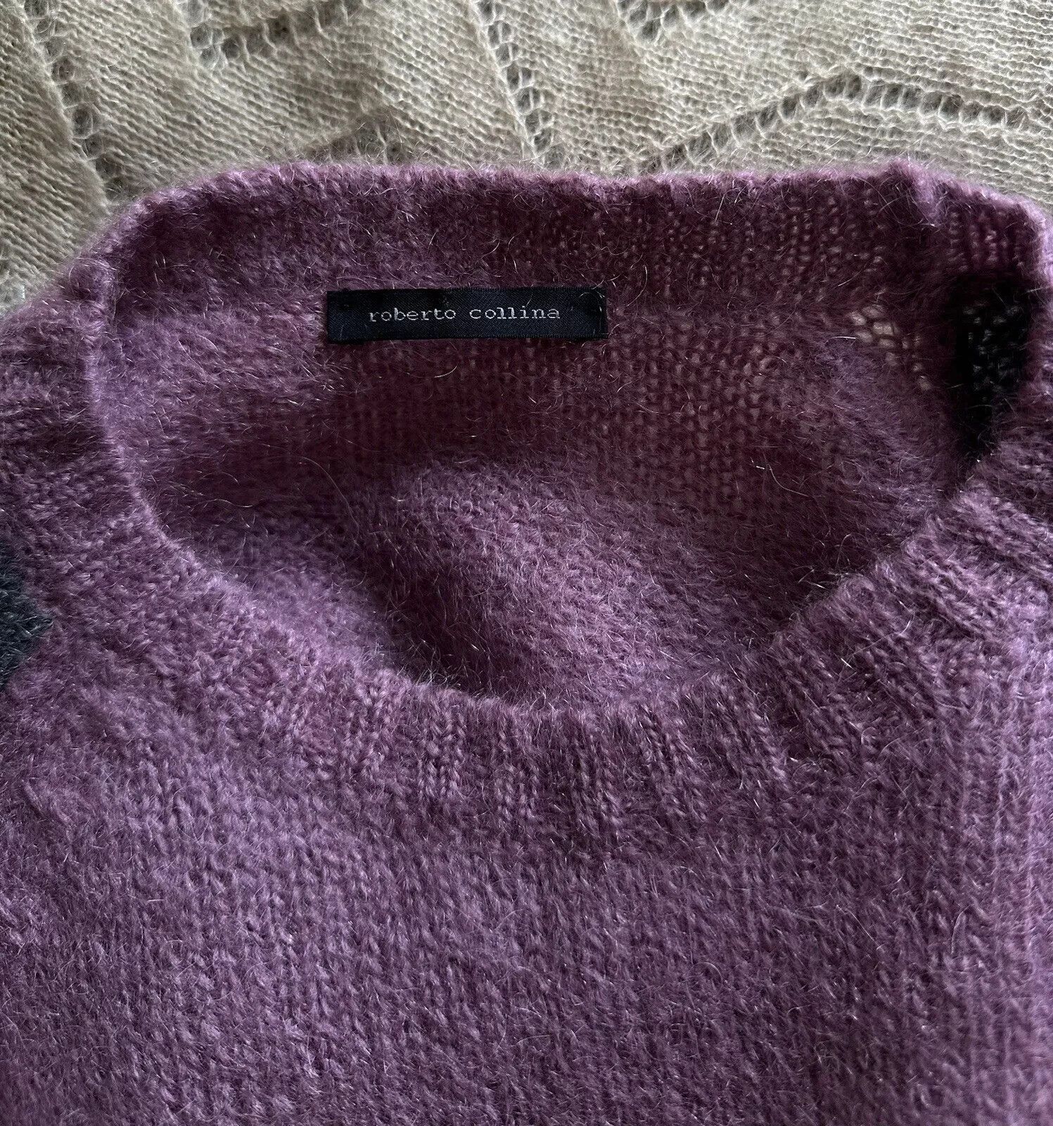 Roberto Collina Roberto Collina Mohair Nylon Wool Pullover Sweater Womens Size XL / US 12-14 / IT 48-50 - 11 Thumbnail