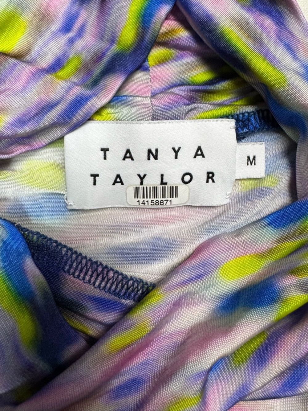 Tanya Taylor Tanya Taylor Adonica Long Sleeve High Neck Top In Blue Haze Size M / US 6-8 / IT 42-44 - 7 Thumbnail