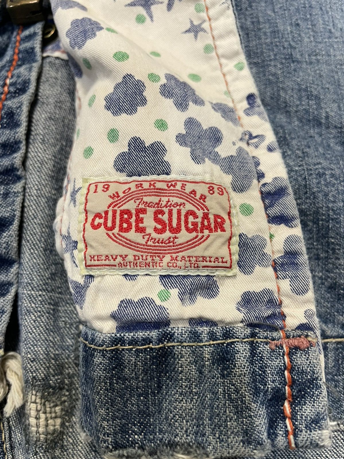 Japanese Brand Japanese Brand Denim Cube Sugar Fishtail Parka Hooded Jacket Size US M / EU 48-50 / 2 - 10 Thumbnail