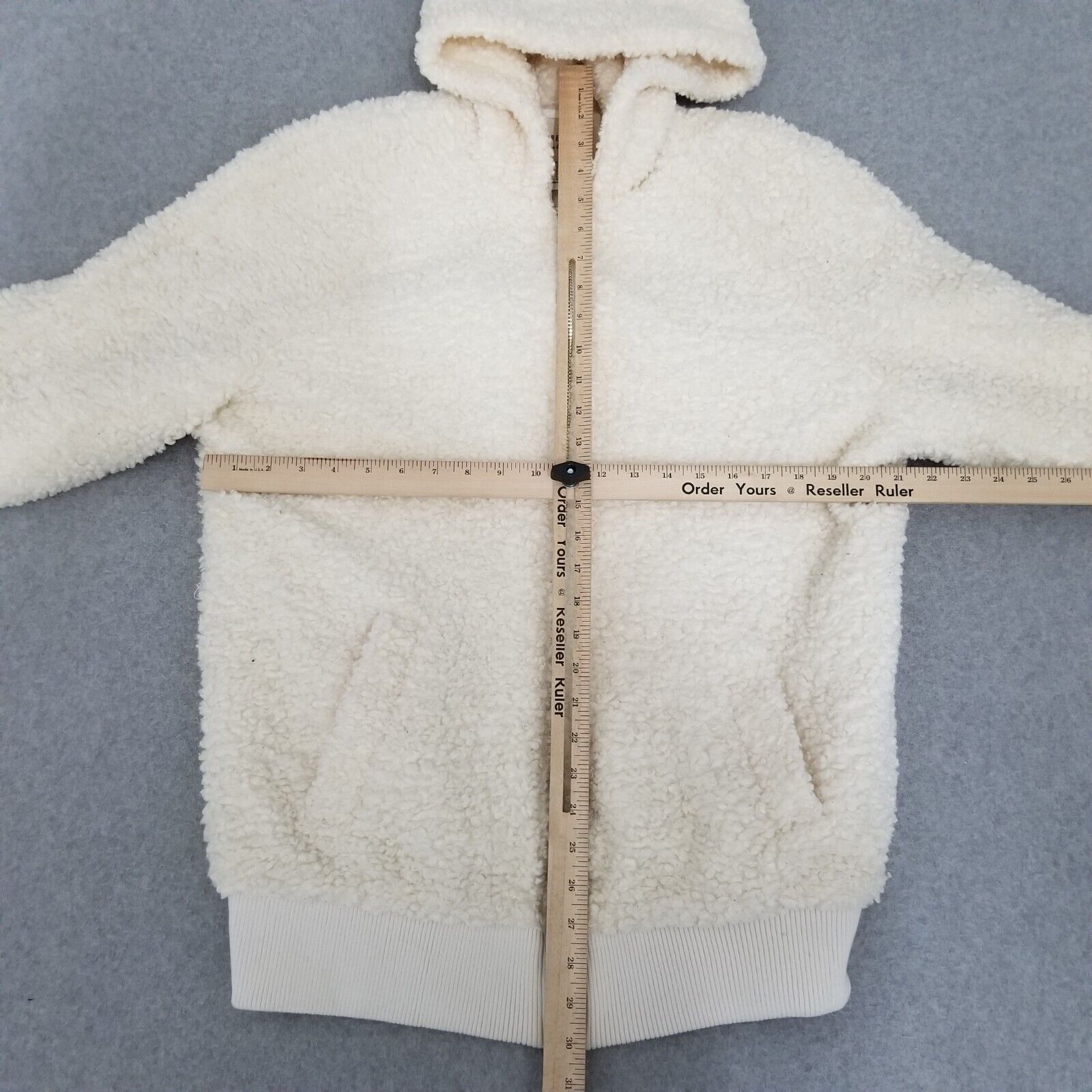 Forever 21 Forever 21 Jacket Womens Large Sherpa Hooded Full Zip Size L / US 10 / IT 46 - 7 Thumbnail