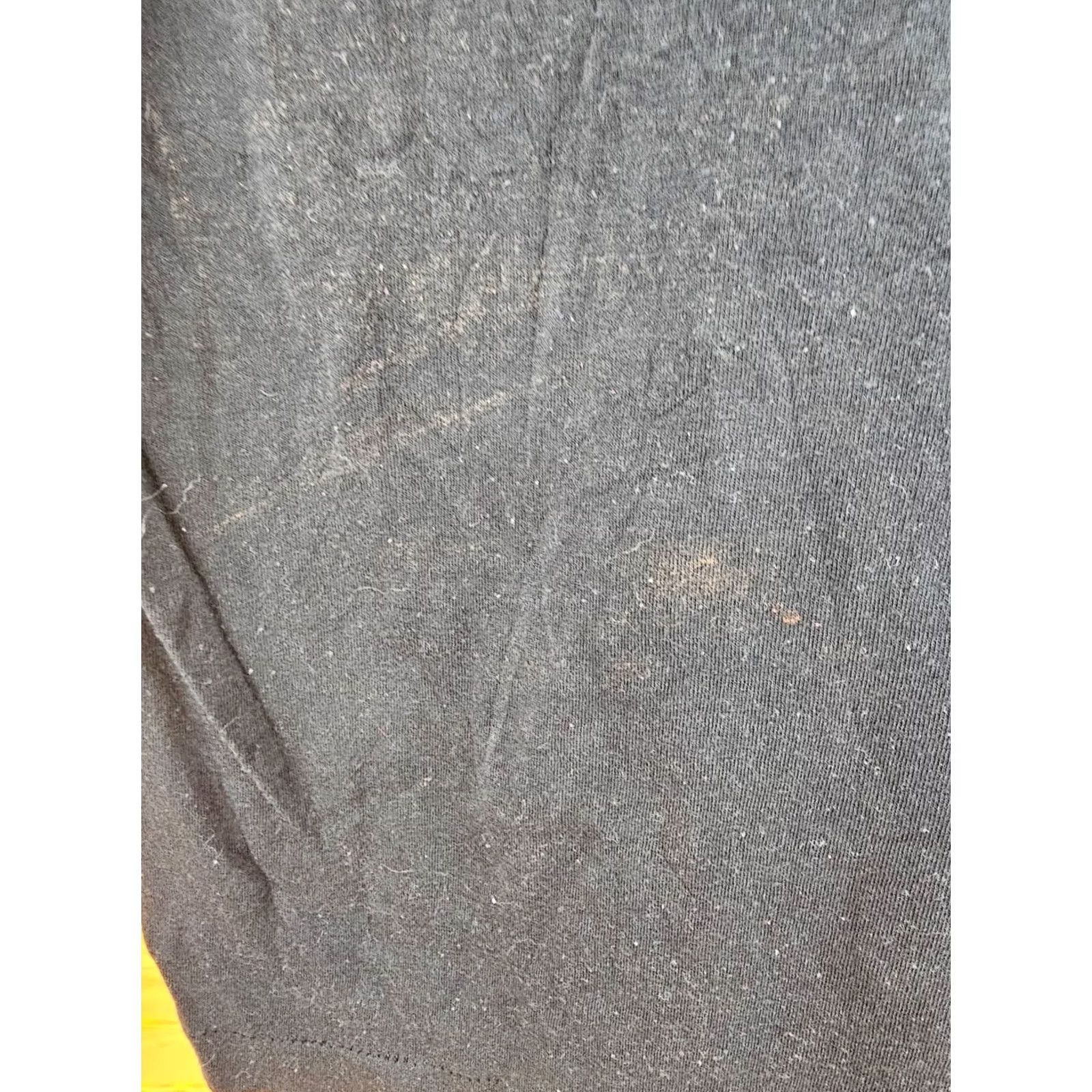 Vintage VINTAGE T-Shirt XL Black 80's One Pocket Selvedge Paper Thin Single Stitch Cotton Men XL Size US XL / EU 56 / 4 - 2 Thumbnail