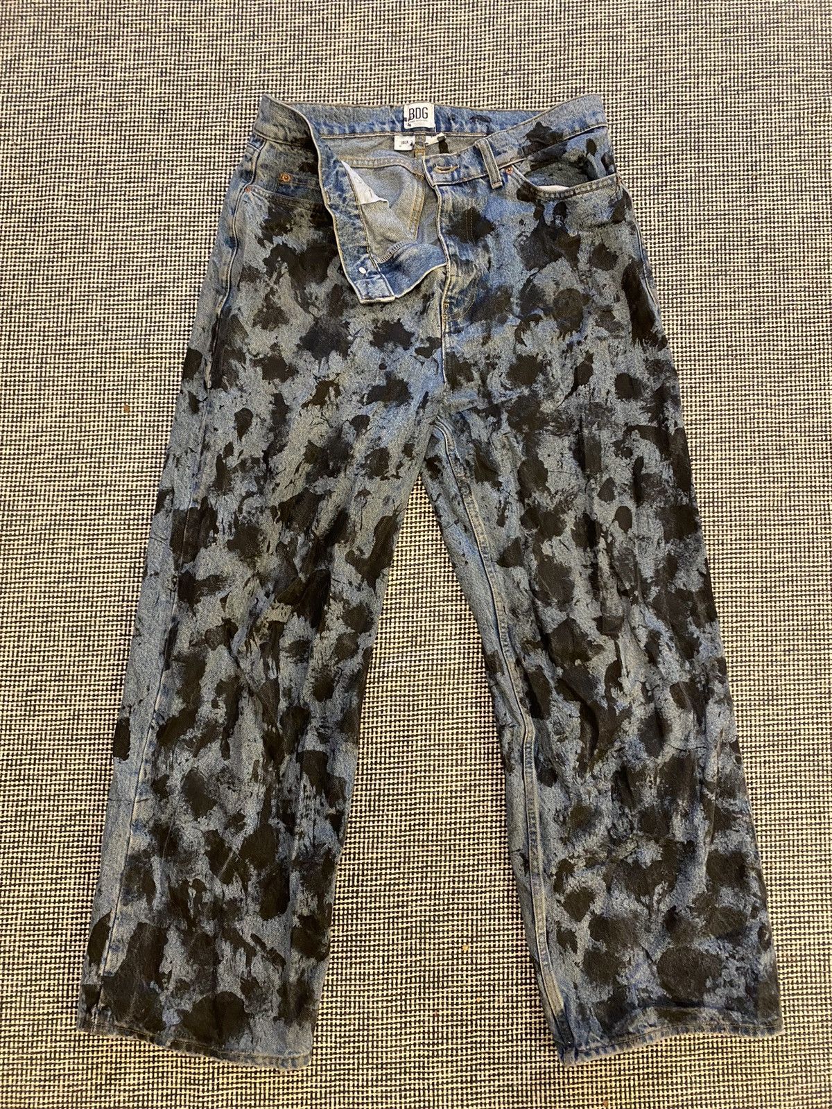 Other CUSTOM BLACK SPLASH JEANS Size US 32 / EU 48 - 2 Thumbnail