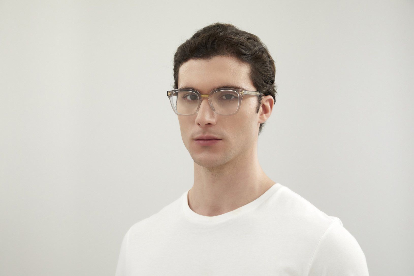 Gucci NEW Gucci GG0184O 005 Gold Square Unisex Eyeglasses Size ONE SIZE - 13 Thumbnail