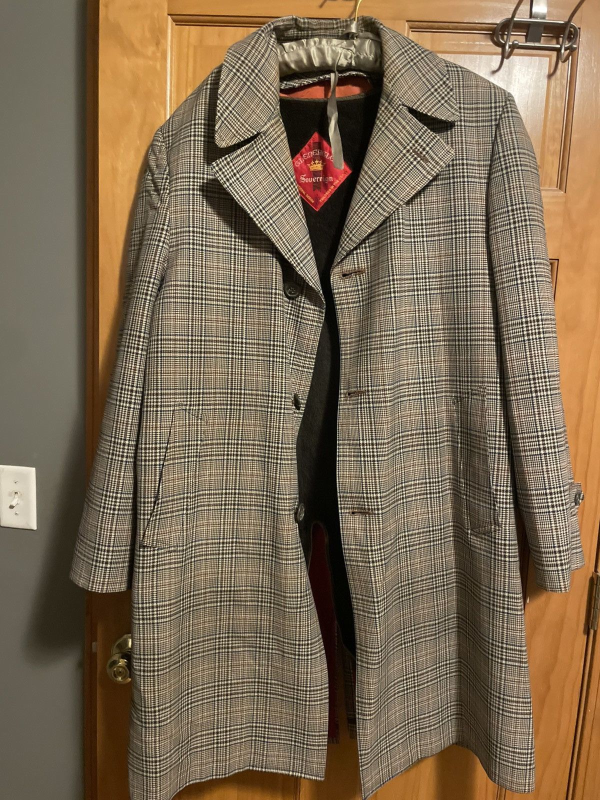 Other Gleneagles Sovereign | Lined Houndstooth Plaid trench 44L Size US S / EU 44-46 / 1 - 1 Thumbnail