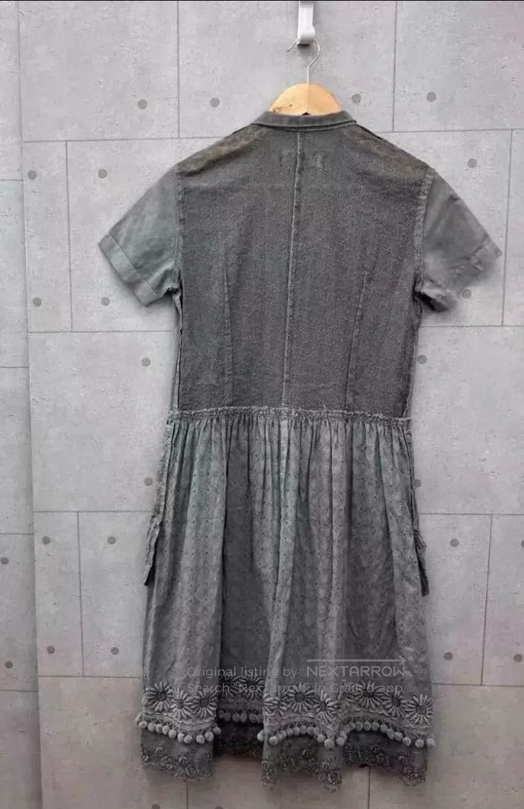 Comme des Garcons Comme Des Garcons Furry Material Patchwork Dress Size M / US 6-8 / IT 42-44 - 2 Thumbnail