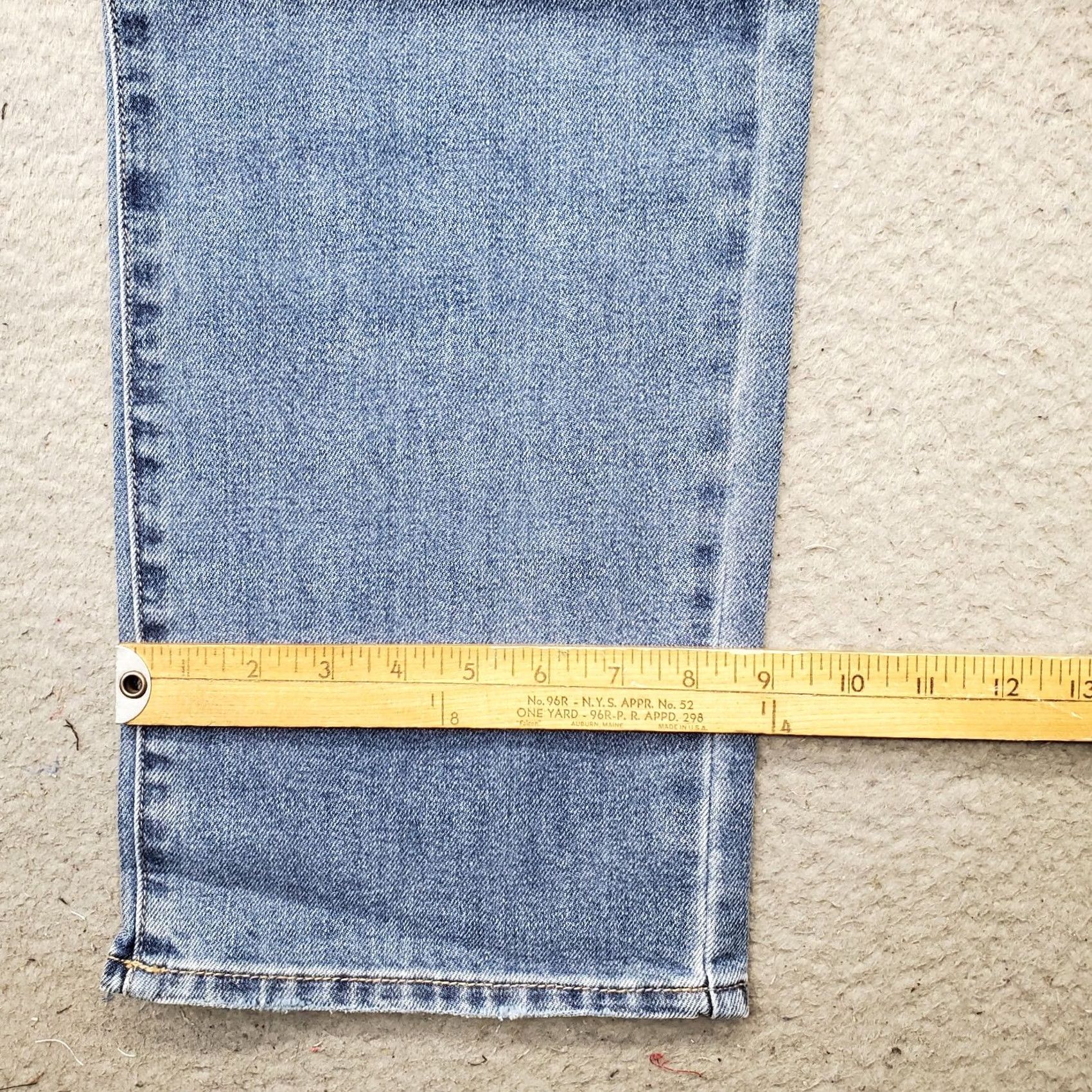 Vintage Seven7 Jeans Womens Size 6 Blue Denim Premium High Rise Loose Straight Leg MY10341DE Jeans Womens 6 Blue Denim Straight 30.5 Inseam 42" Outseam NWT Size 28" / US 6 / IT 42 - 5 Thumbnail
