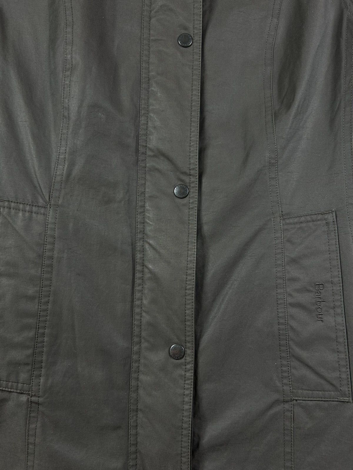 Barbour Barbour Twill Belsay Women’s Brown Waterproof Long Jacket Size XL / US 12-14 / IT 48-50 - 8 Thumbnail