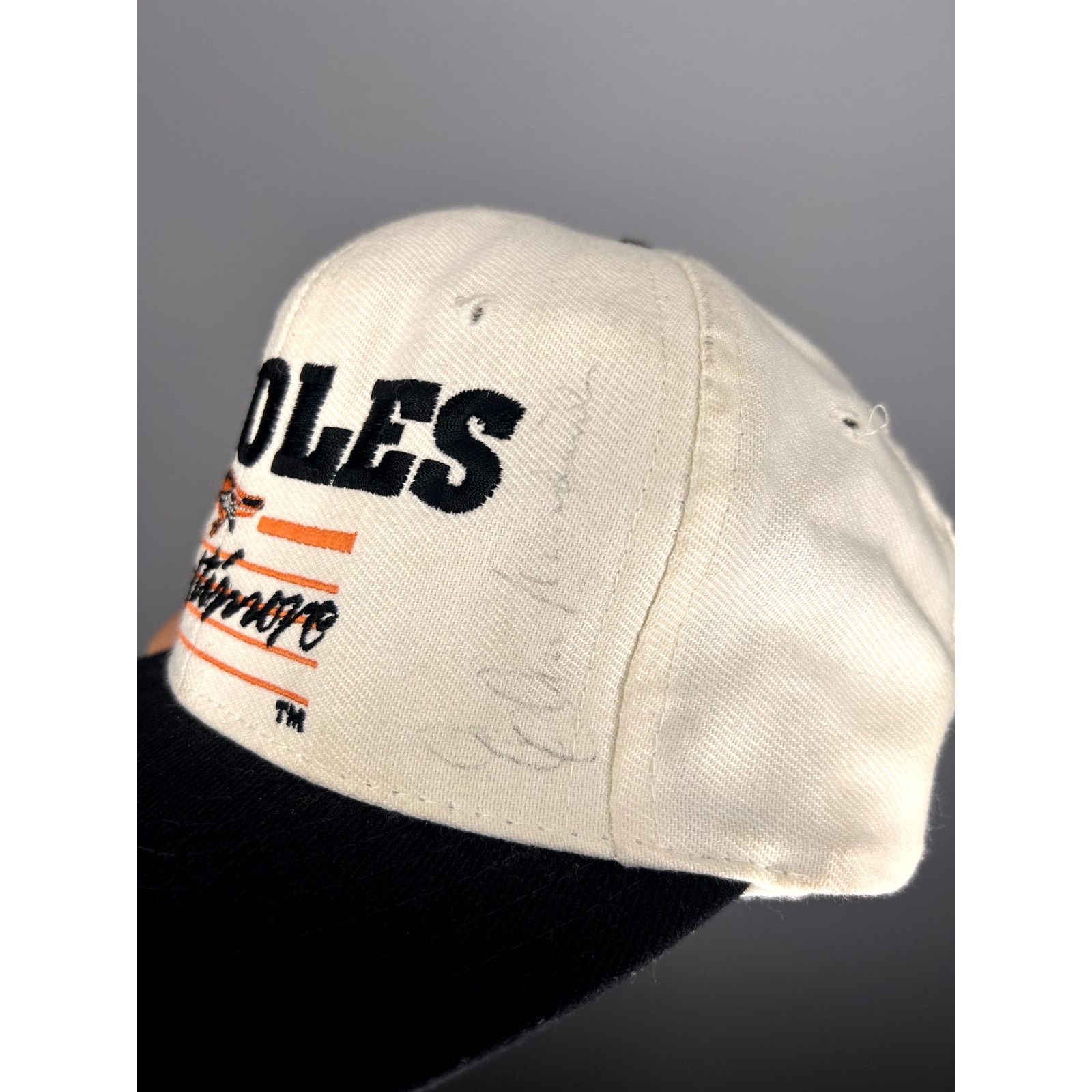 MLB × Vintage Vintage Baltimore Orioles MLB Snapback Hat Autographed Size ONE SIZE - 6 Thumbnail