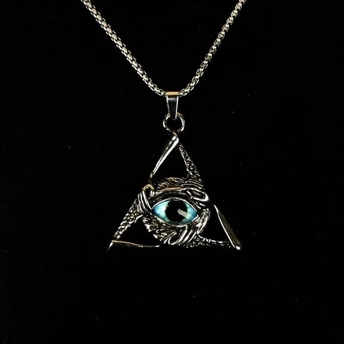 Jewelry Eye Hands Punk Chain Necklace Size ONE SIZE - 1 Thumbnail