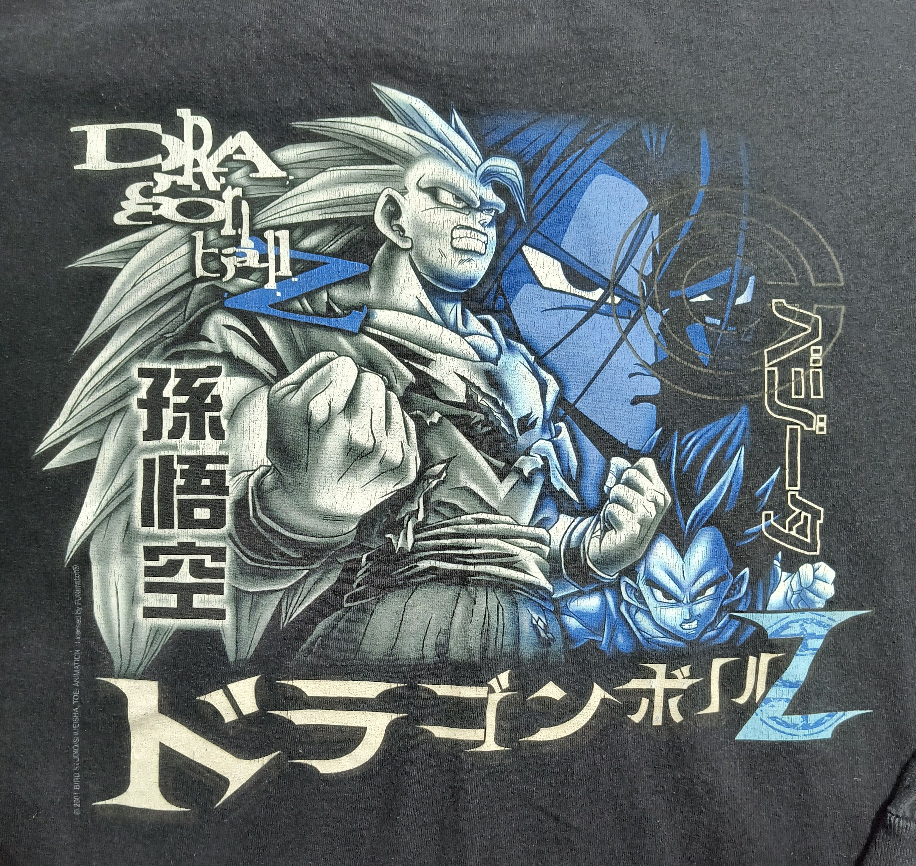 Vintage Vintage Y2K Dragonball Z Vegeta Trunks Goku SSJ 3 2001 tee Size US XL / EU 56 / 4 - 1 Thumbnail