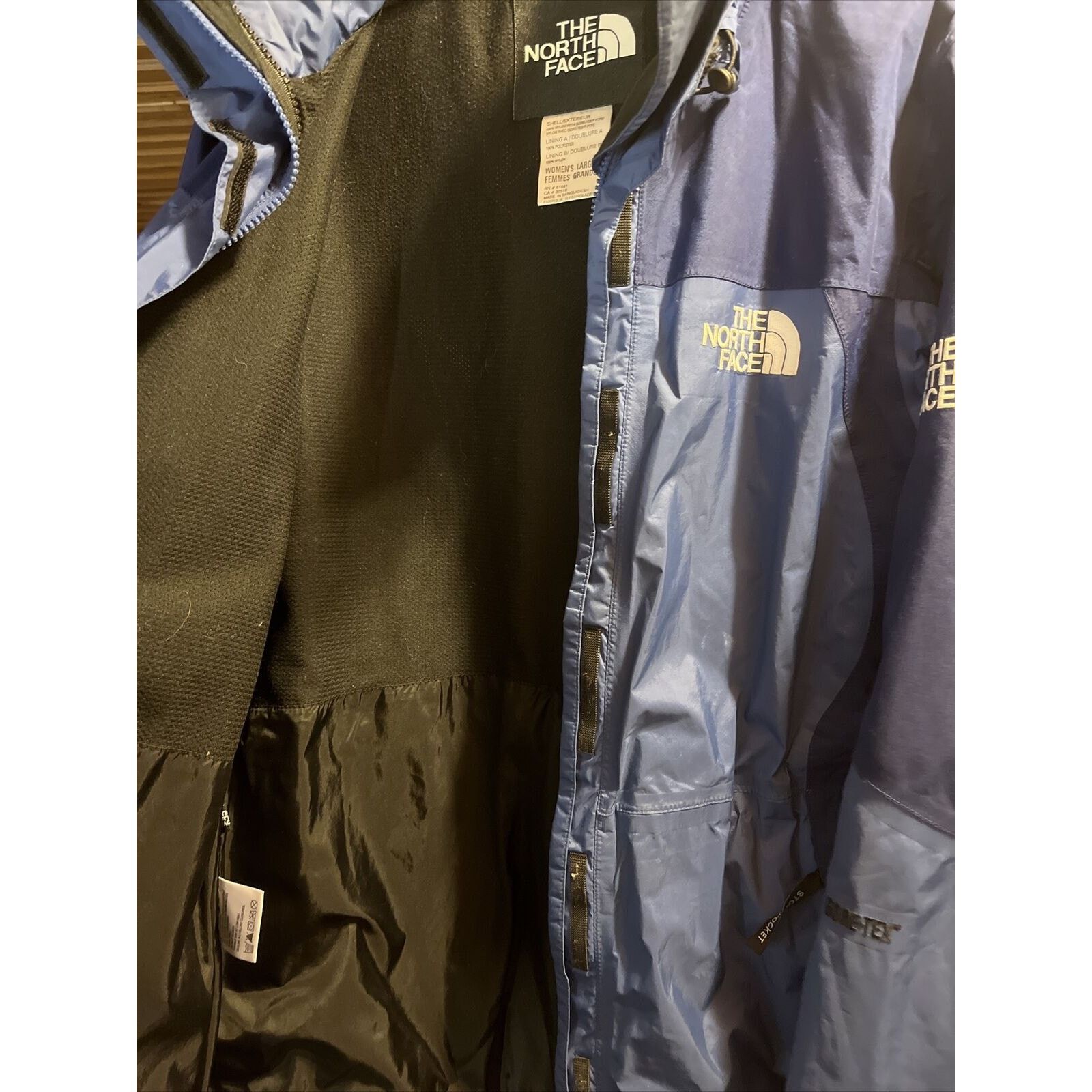 The North Face The North Face Womens L Blue Zip Nylon Polyester Winter Coat Size L / US 10 / IT 46 - 5 Thumbnail