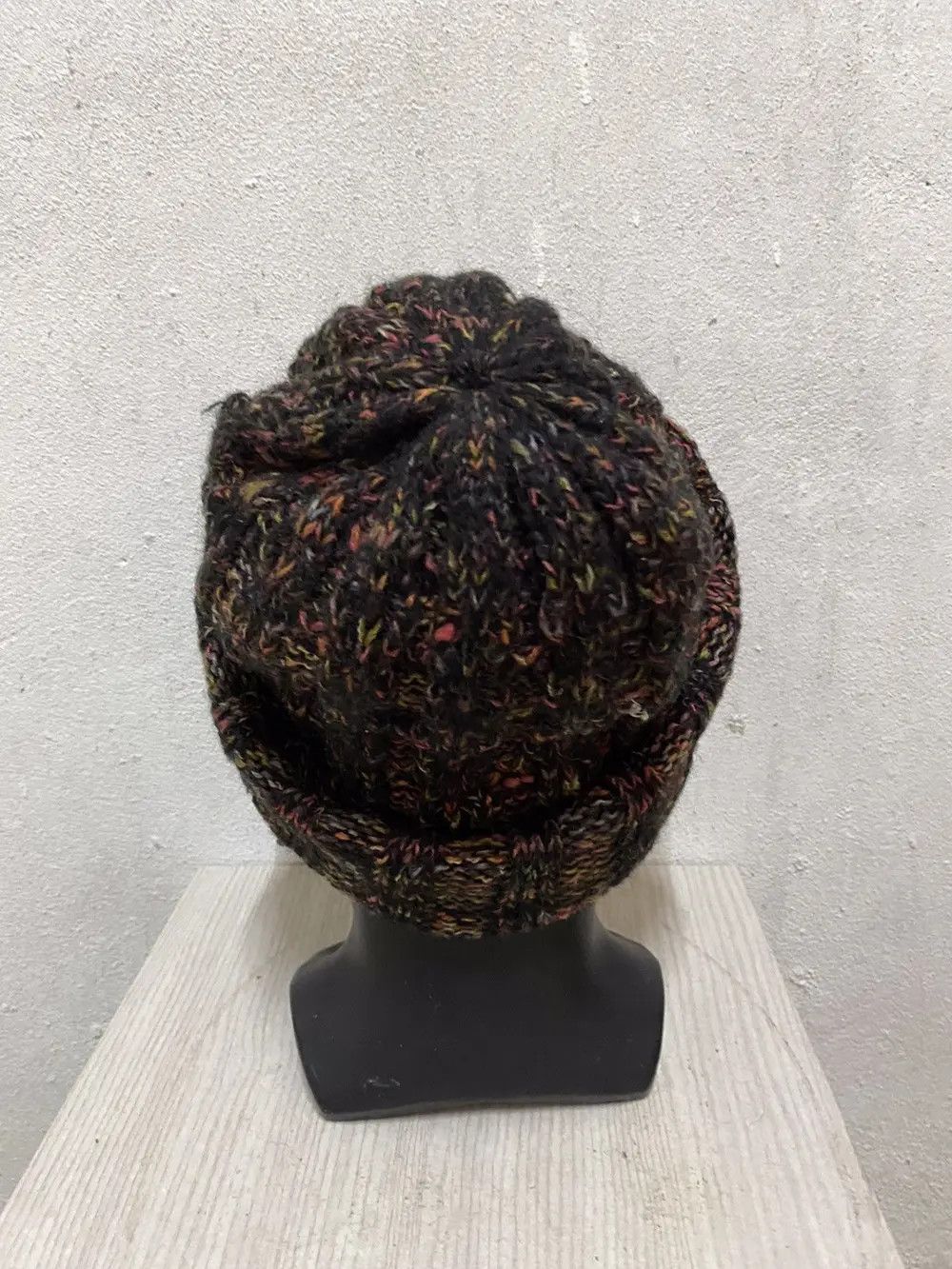 Handmade Japanese Brand Knit Beanie Hat Size ONE SIZE - 4 Thumbnail