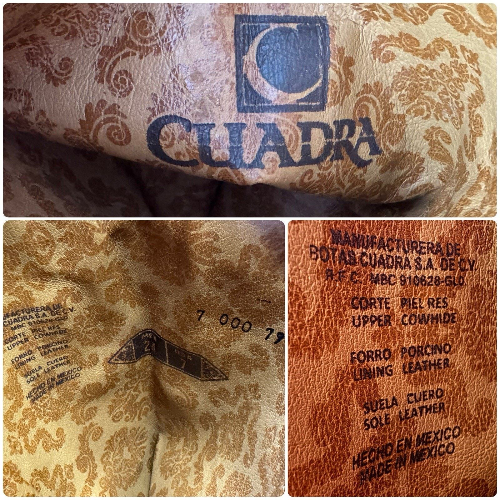 Other CUADRA Cowgirl Mexican Cowhide Boots Honey Stud Harness Sz 7 Size US 7 / IT 37 - 11 Thumbnail