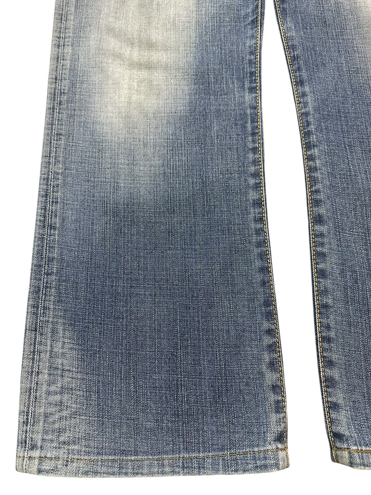 Edwin Vintage Edwin 503 Blue Trip Faded Wash Style Baggy Jeans Size US 35 - 7 Thumbnail