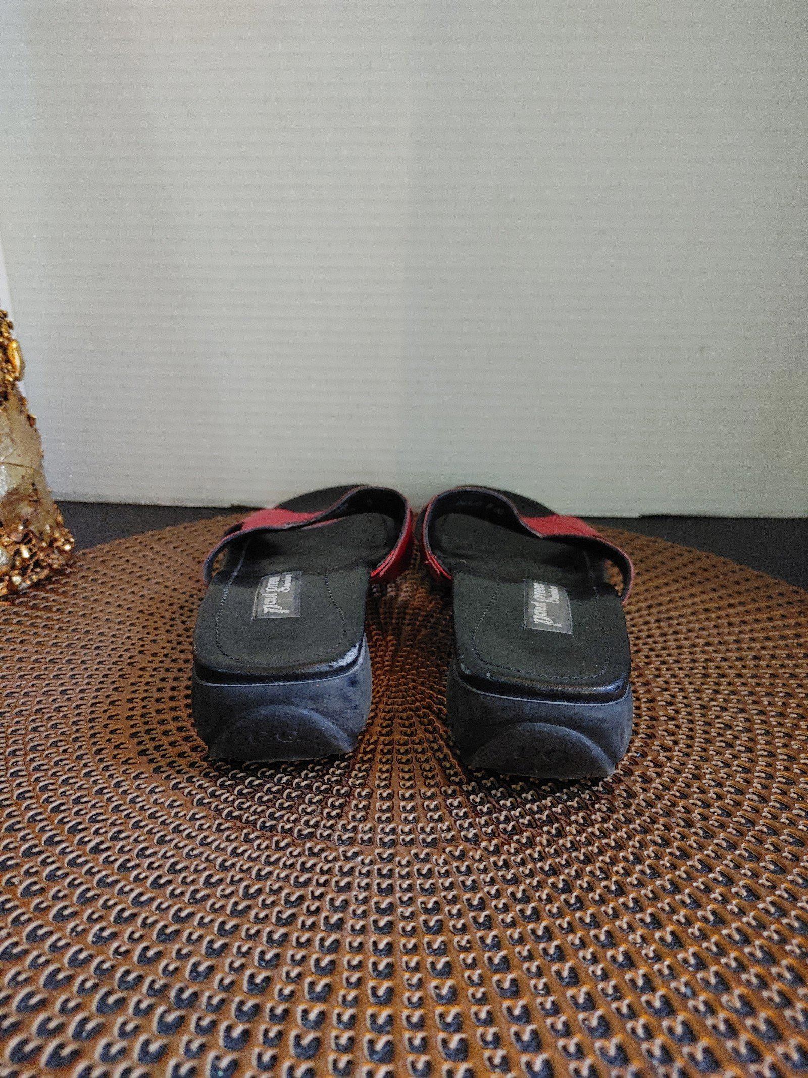 Designer Paul Green Red Leather Slip-ons Size 5 Size US 5 / IT 35 - 4 Thumbnail